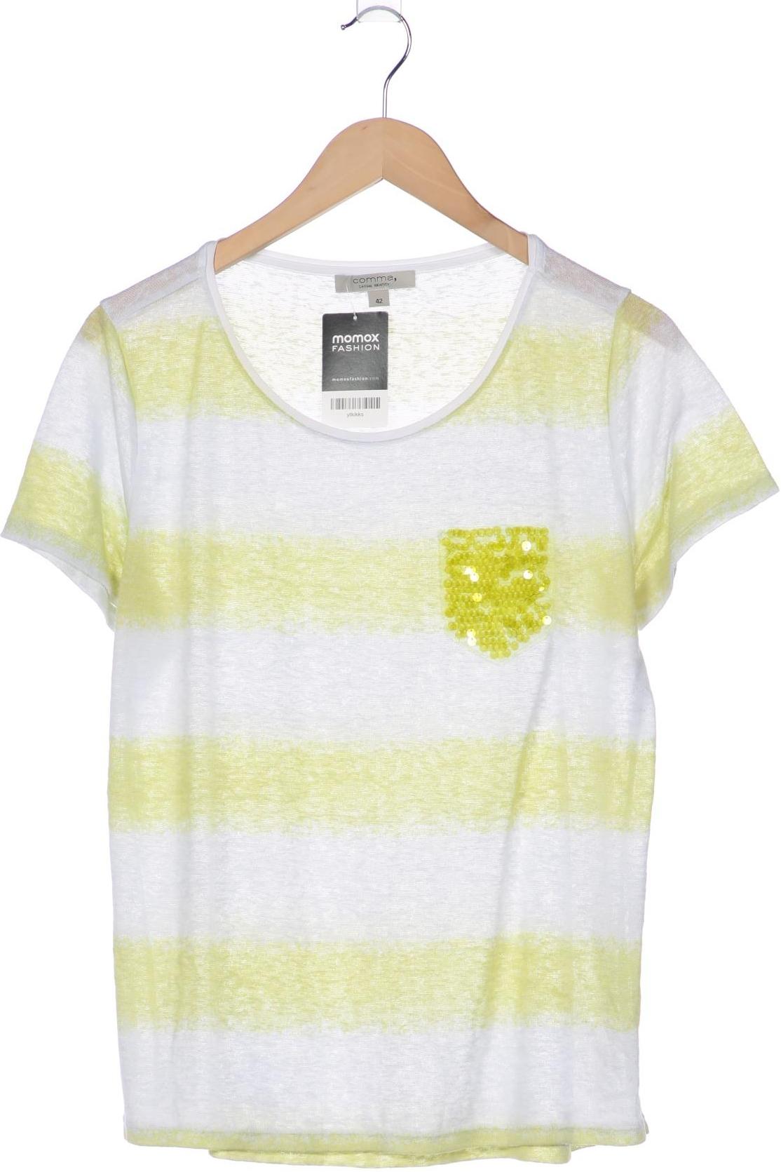 

Comma Damen T-Shirt, hellgrün, Gr. 42