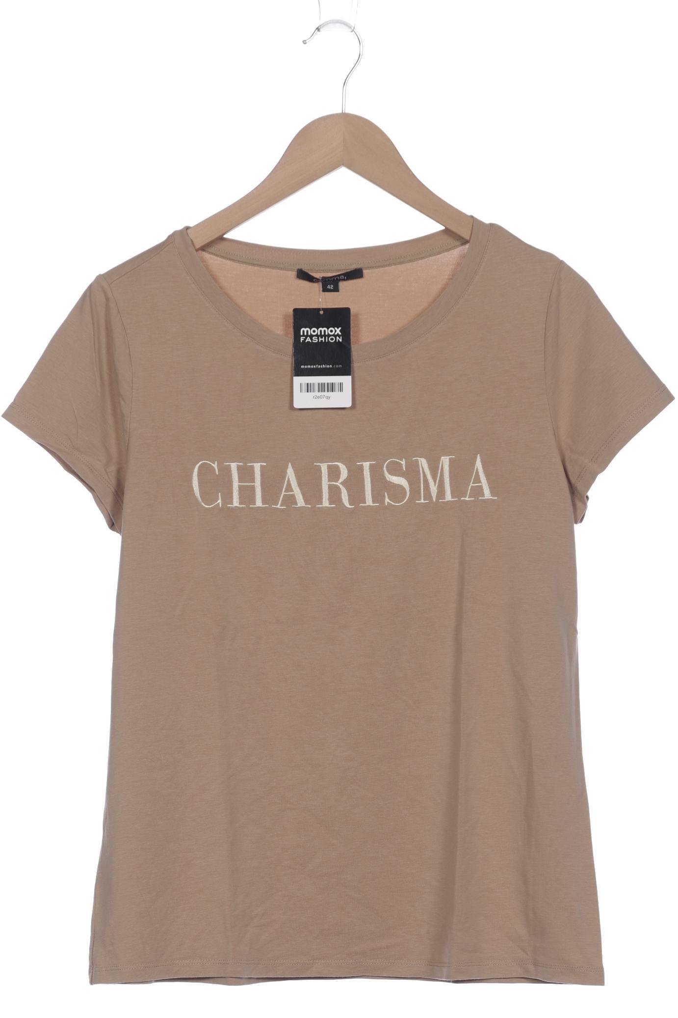 

Comma Damen T-Shirt, beige, Gr. 42