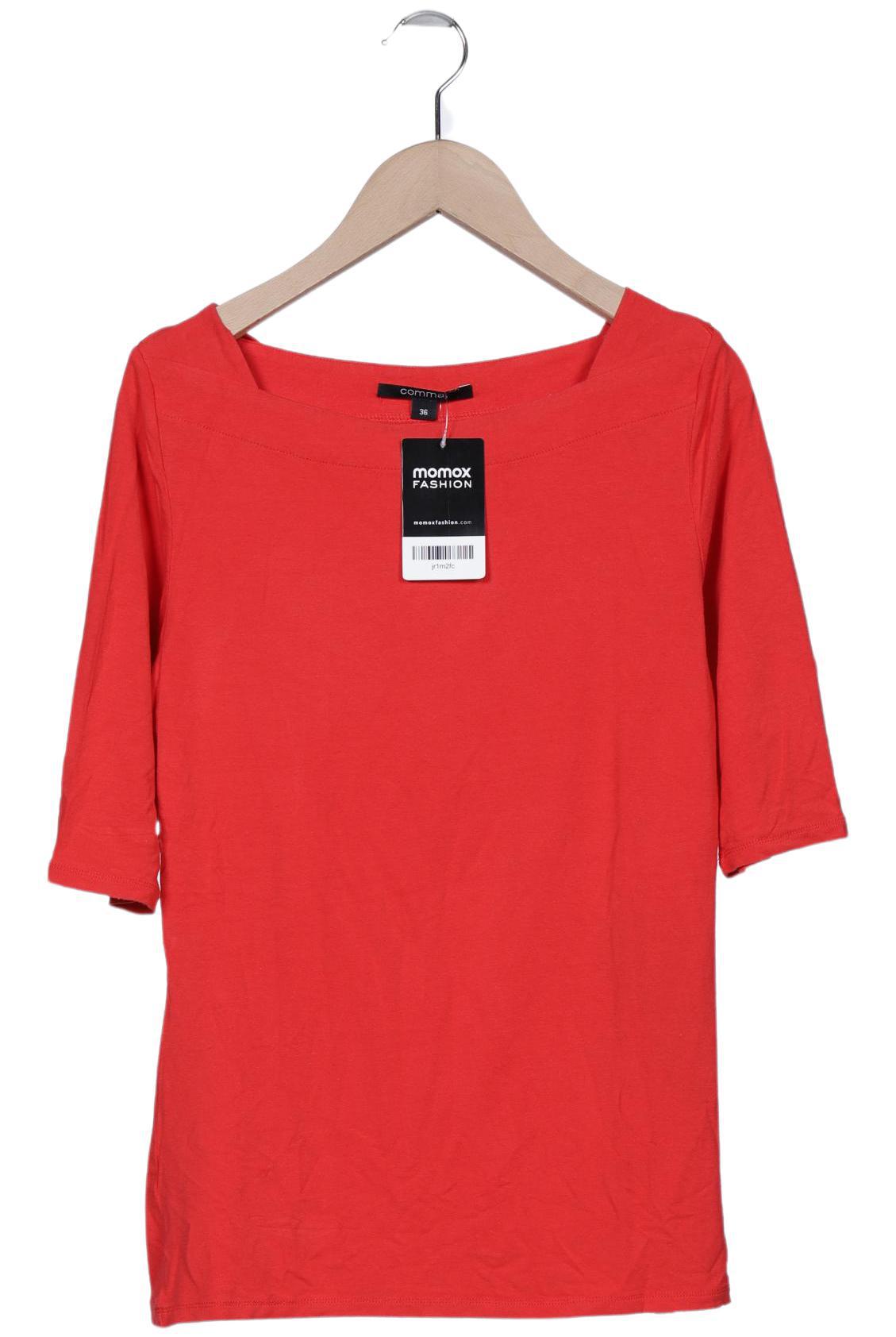 

Comma Damen T-Shirt, rot, Gr. 36
