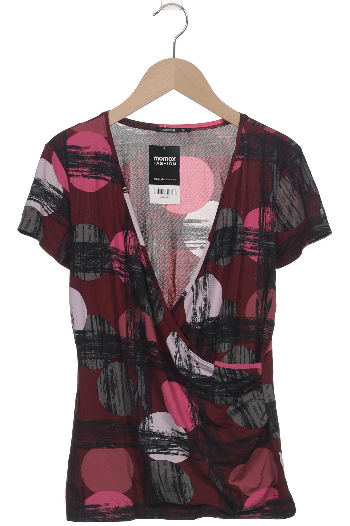 

Comma Damen T-Shirt, bordeaux, Gr. 38