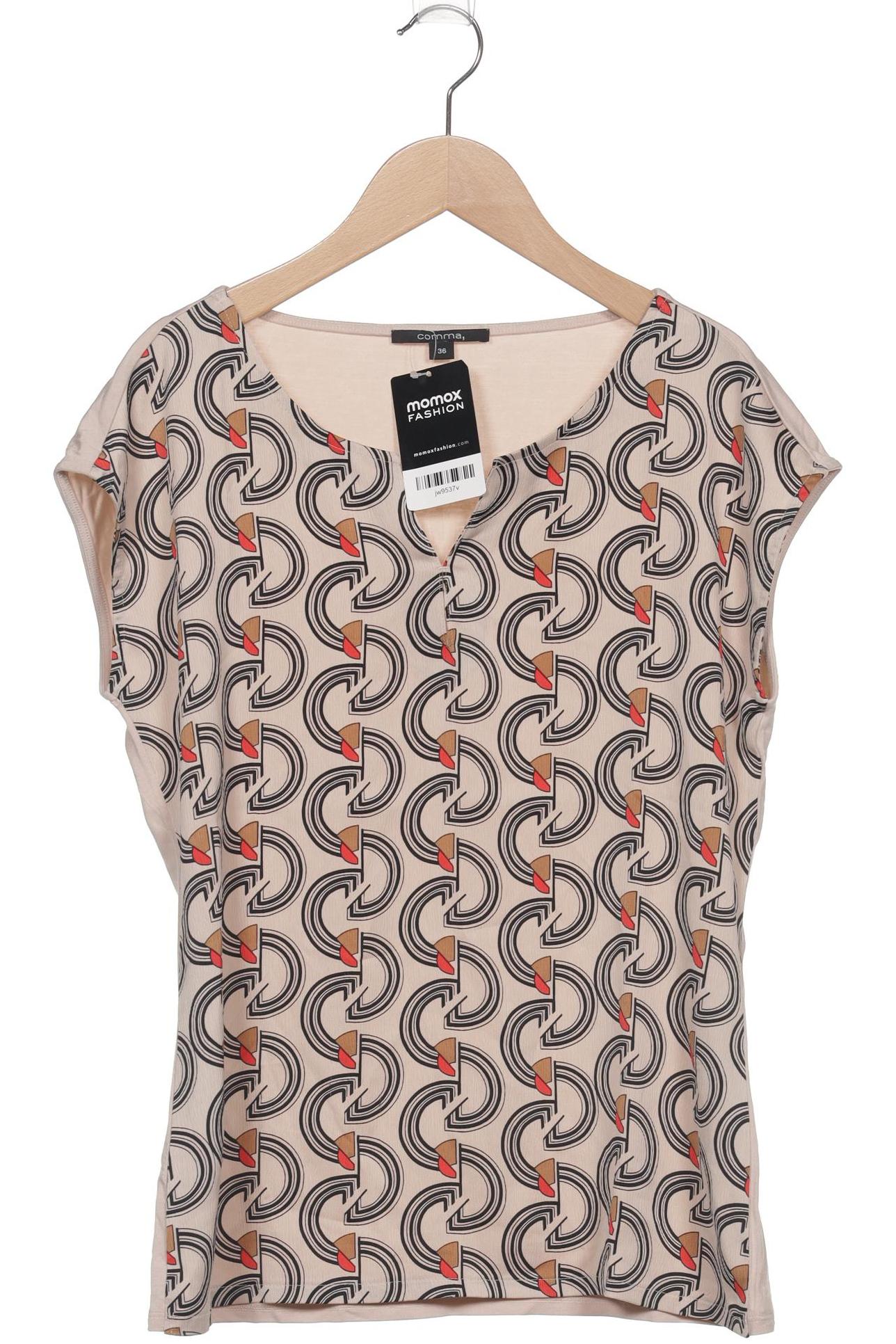 

Comma Damen T-Shirt, beige, Gr. 36