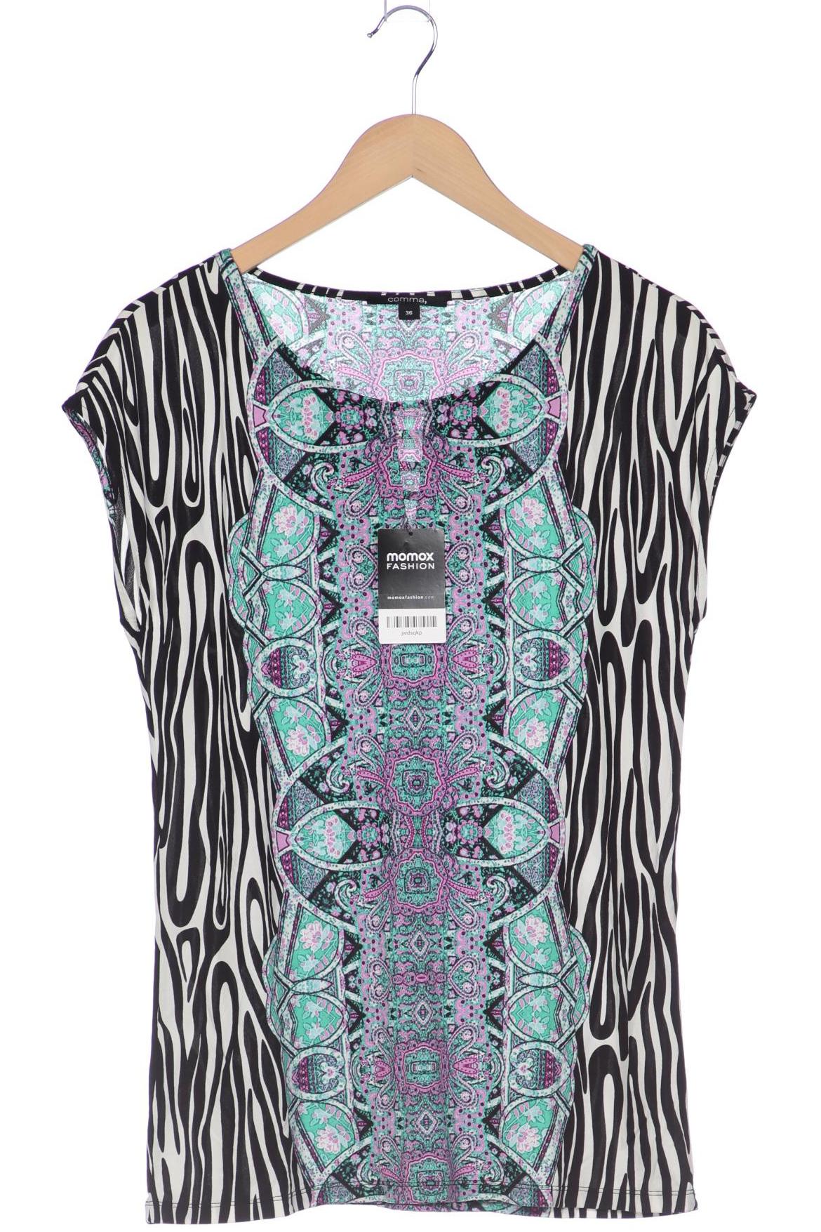 

Comma Damen T-Shirt, schwarz, Gr. 36