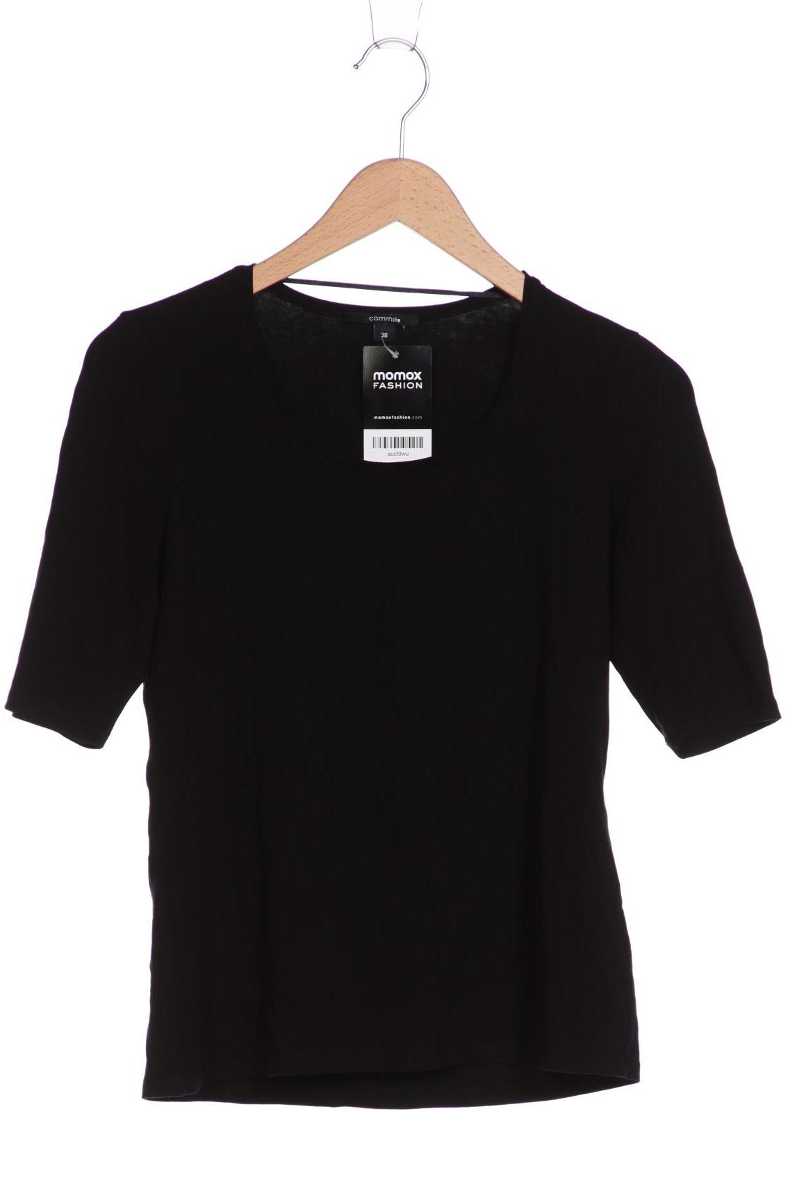 

Comma Damen T-Shirt, schwarz, Gr. 38