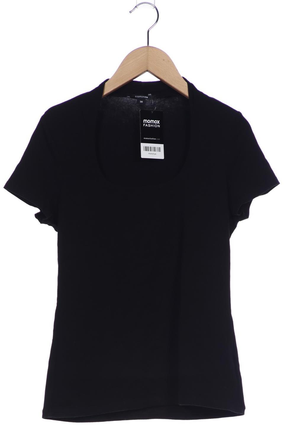 

Comma Damen T-Shirt, schwarz, Gr. 38