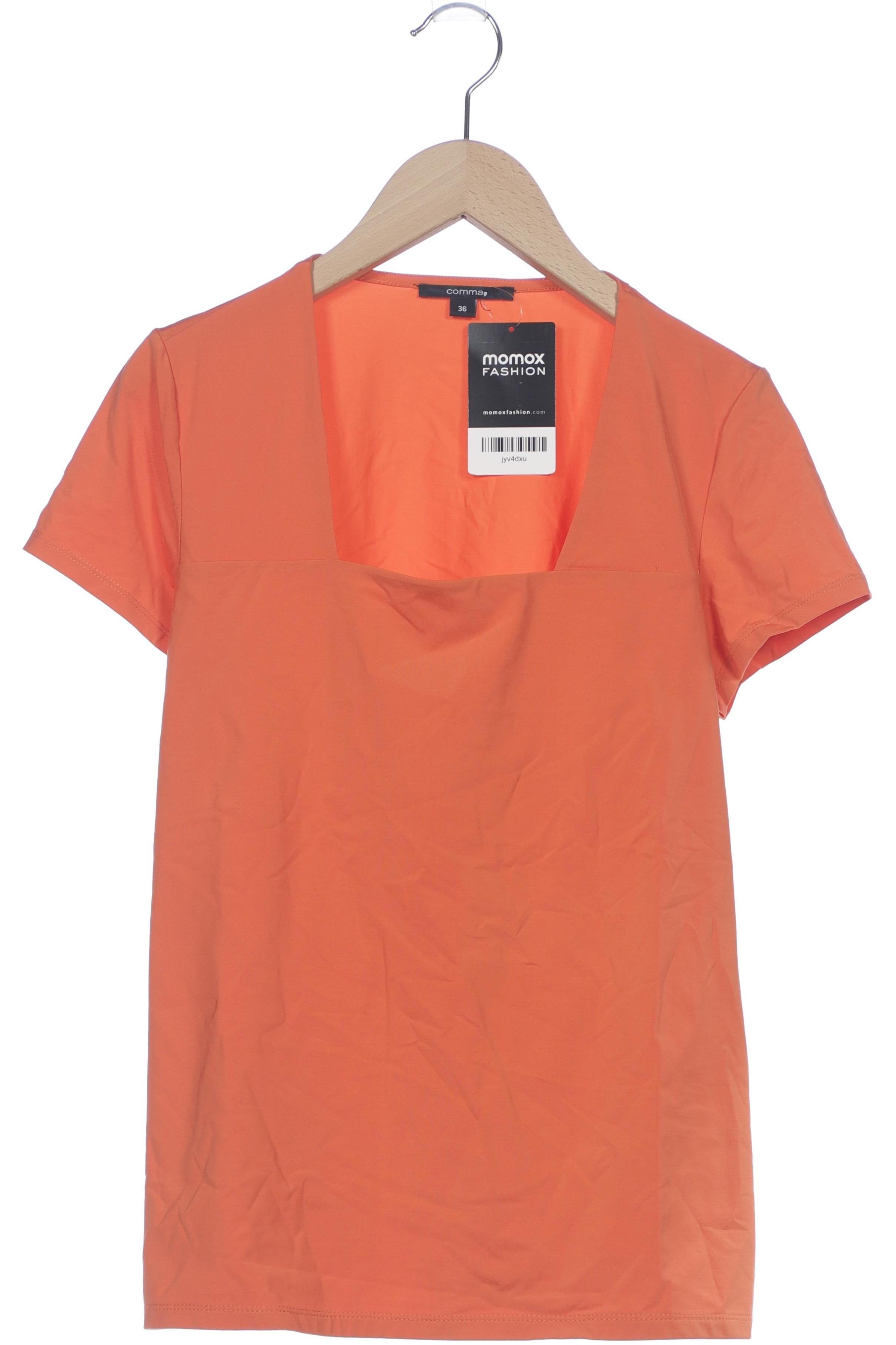 

Comma Damen T-Shirt, orange, Gr. 36