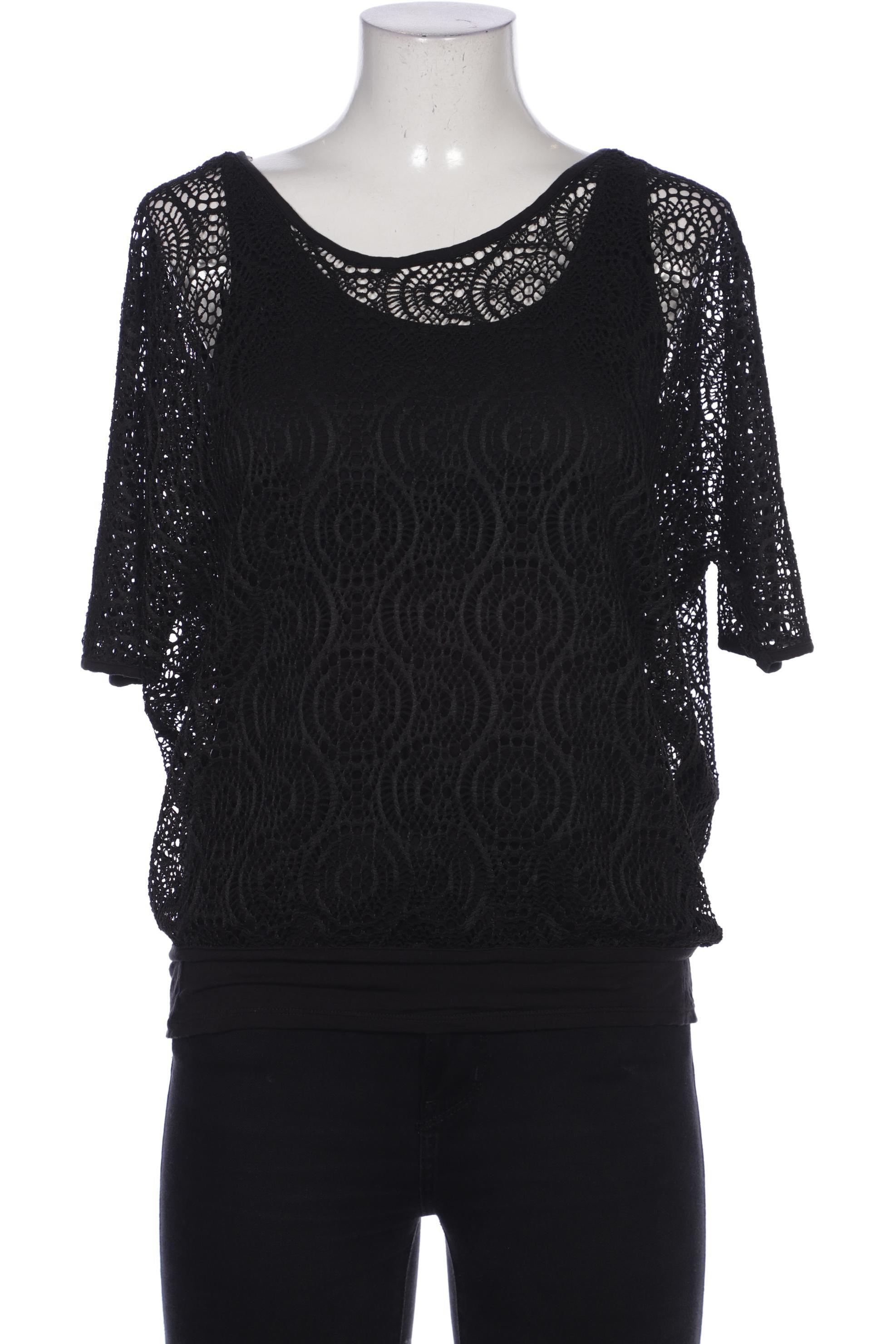 

Comma Damen T-Shirt, schwarz, Gr. 38