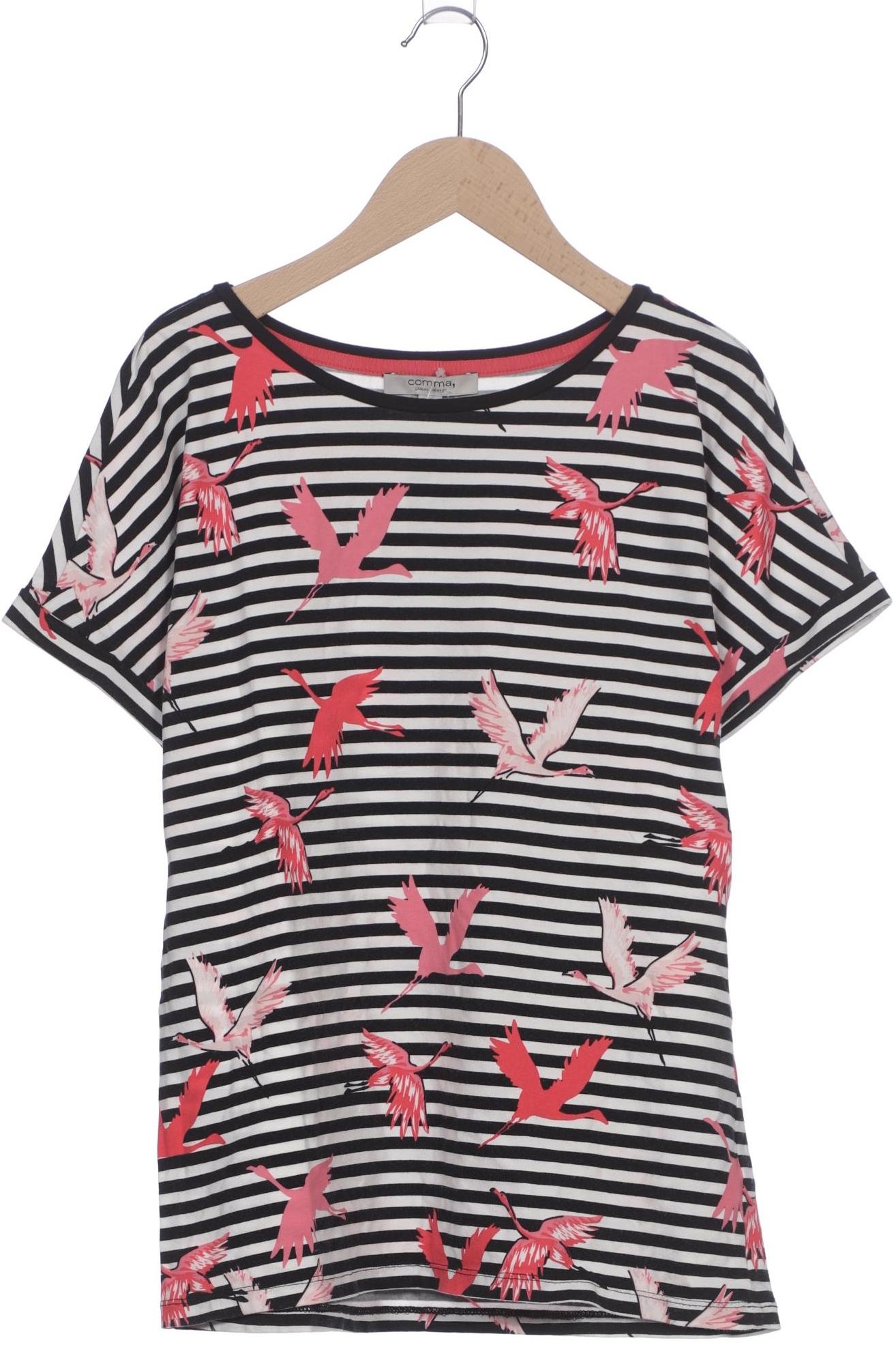 

Comma Damen T-Shirt, schwarz, Gr. 36