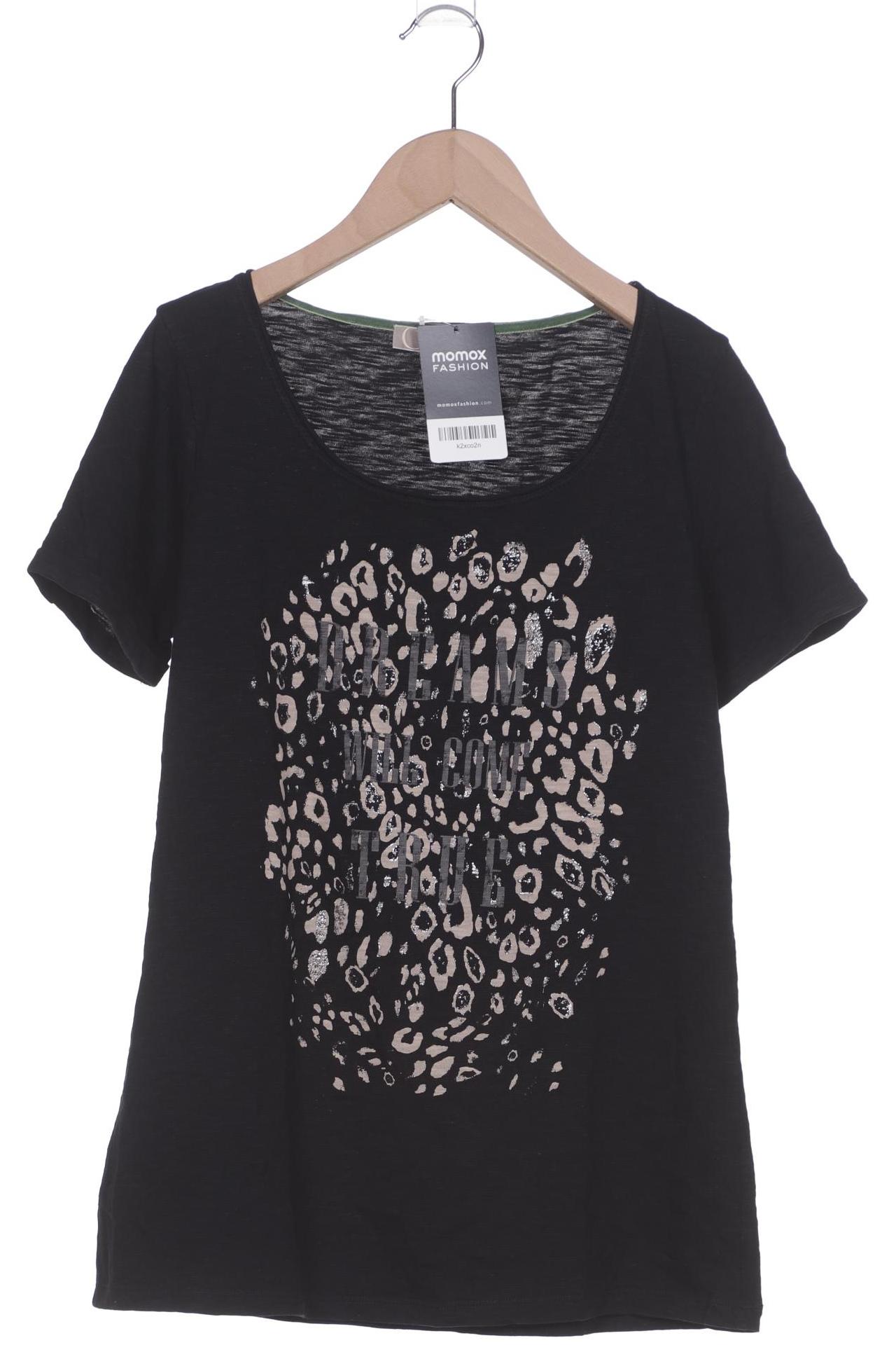 

Comma Damen T-Shirt, schwarz, Gr. 38