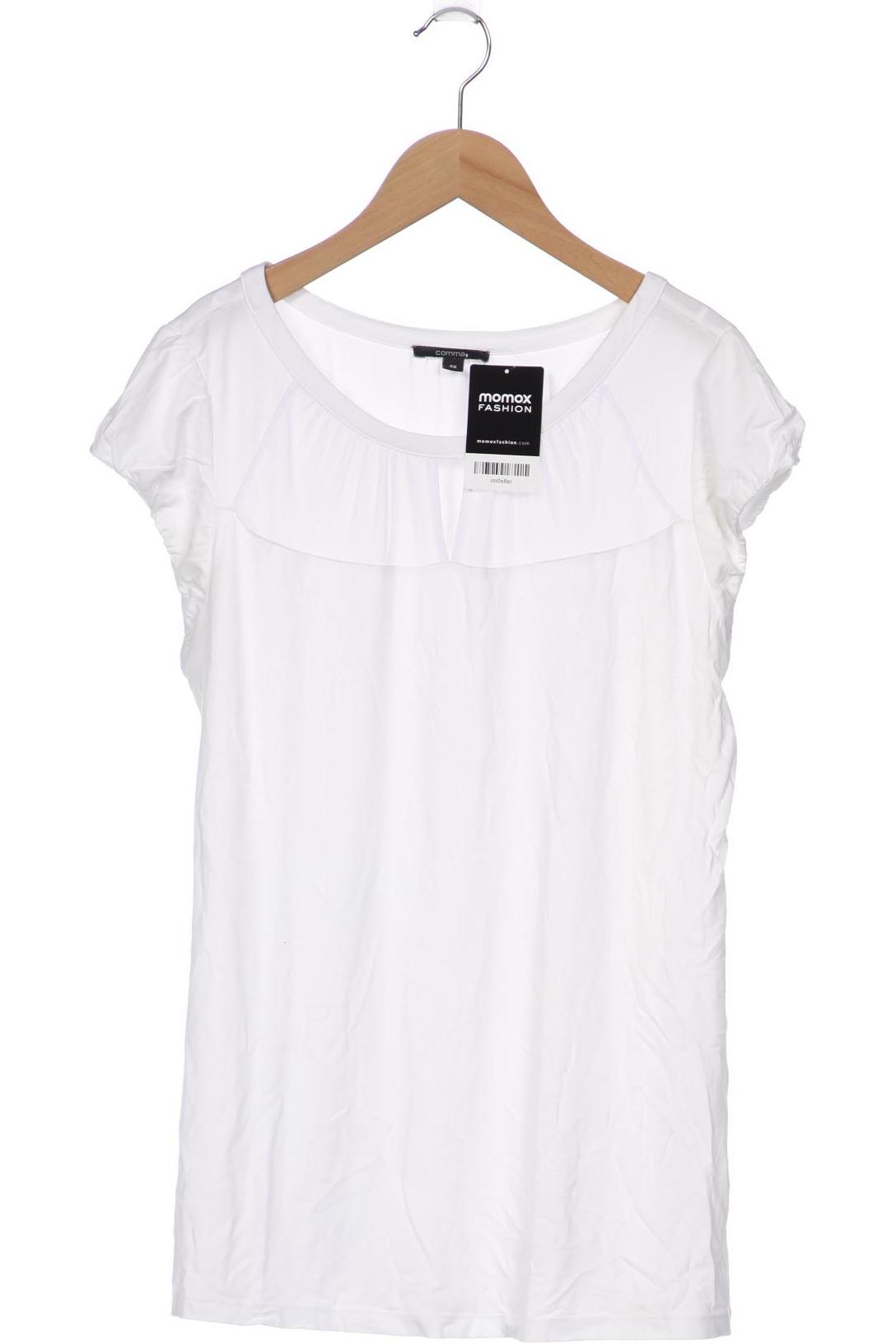 

Comma Damen T-Shirt, weiß, Gr. 42