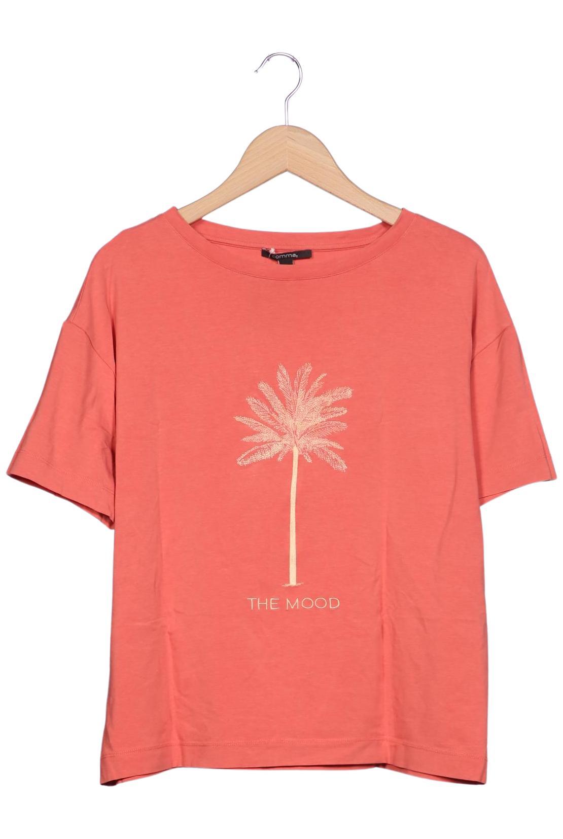 

Comma Damen T-Shirt, rot, Gr. 40