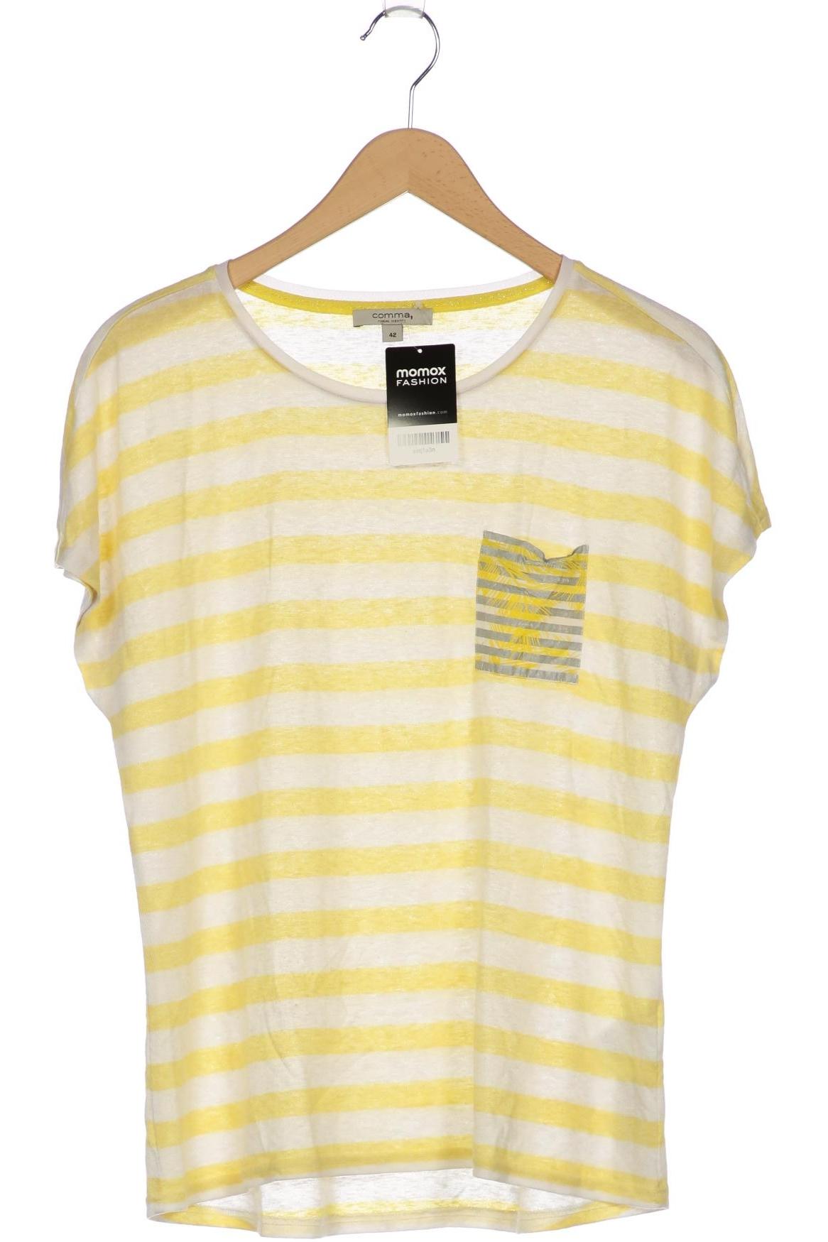 

Comma Damen T-Shirt, weiß, Gr. 42