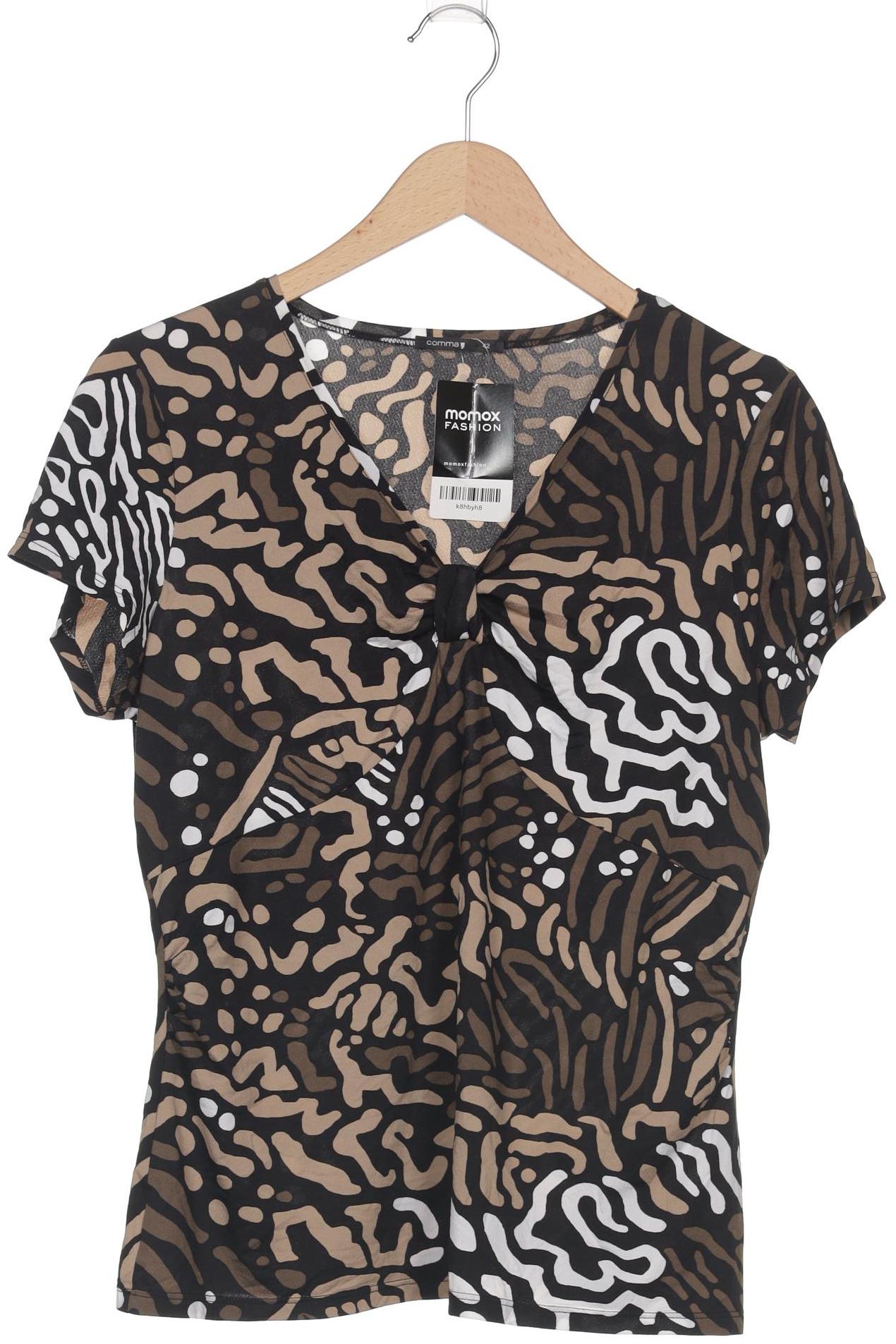 

Comma Damen T-Shirt, schwarz, Gr. 42