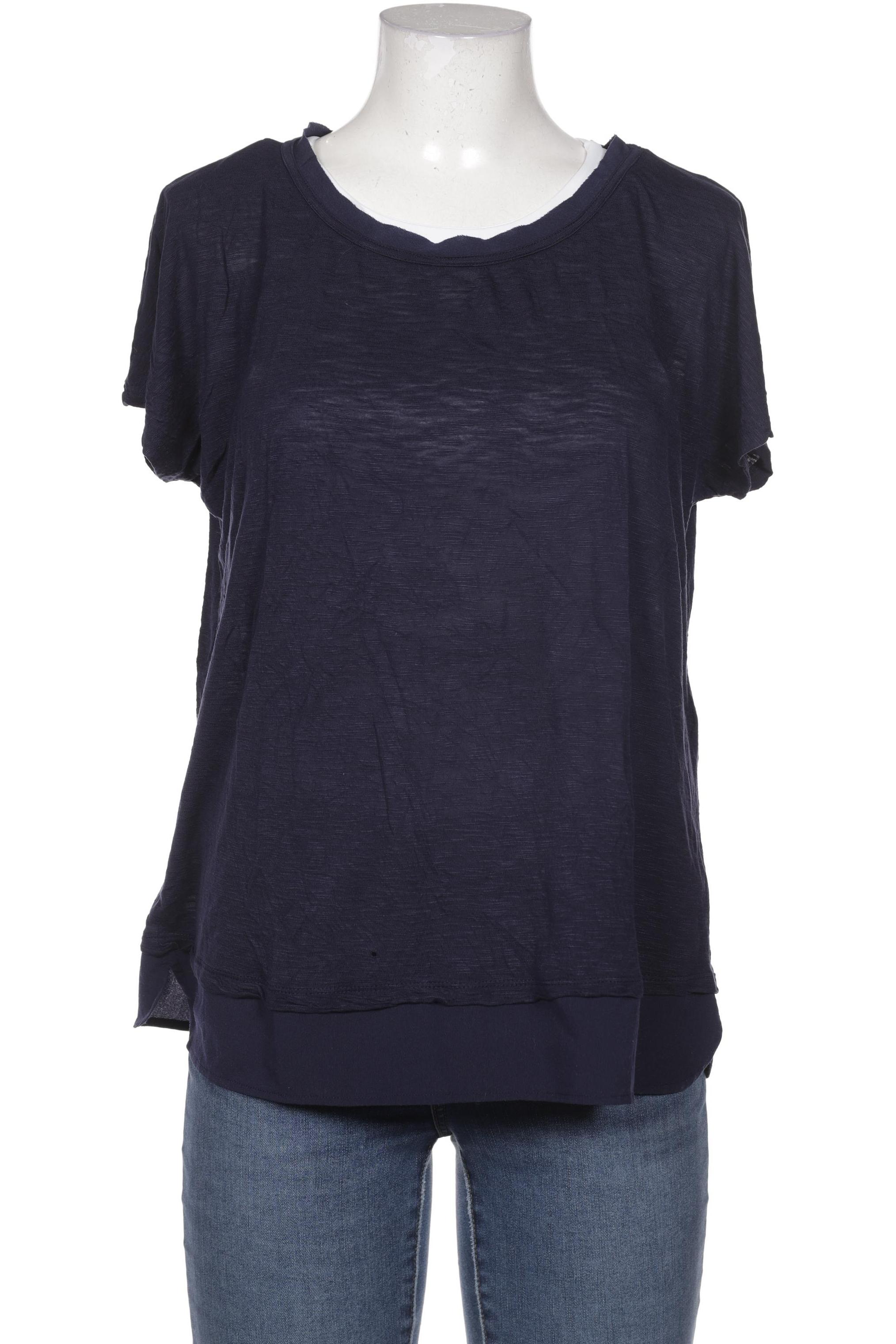 

Comma Damen T-Shirt, marineblau, Gr. 42