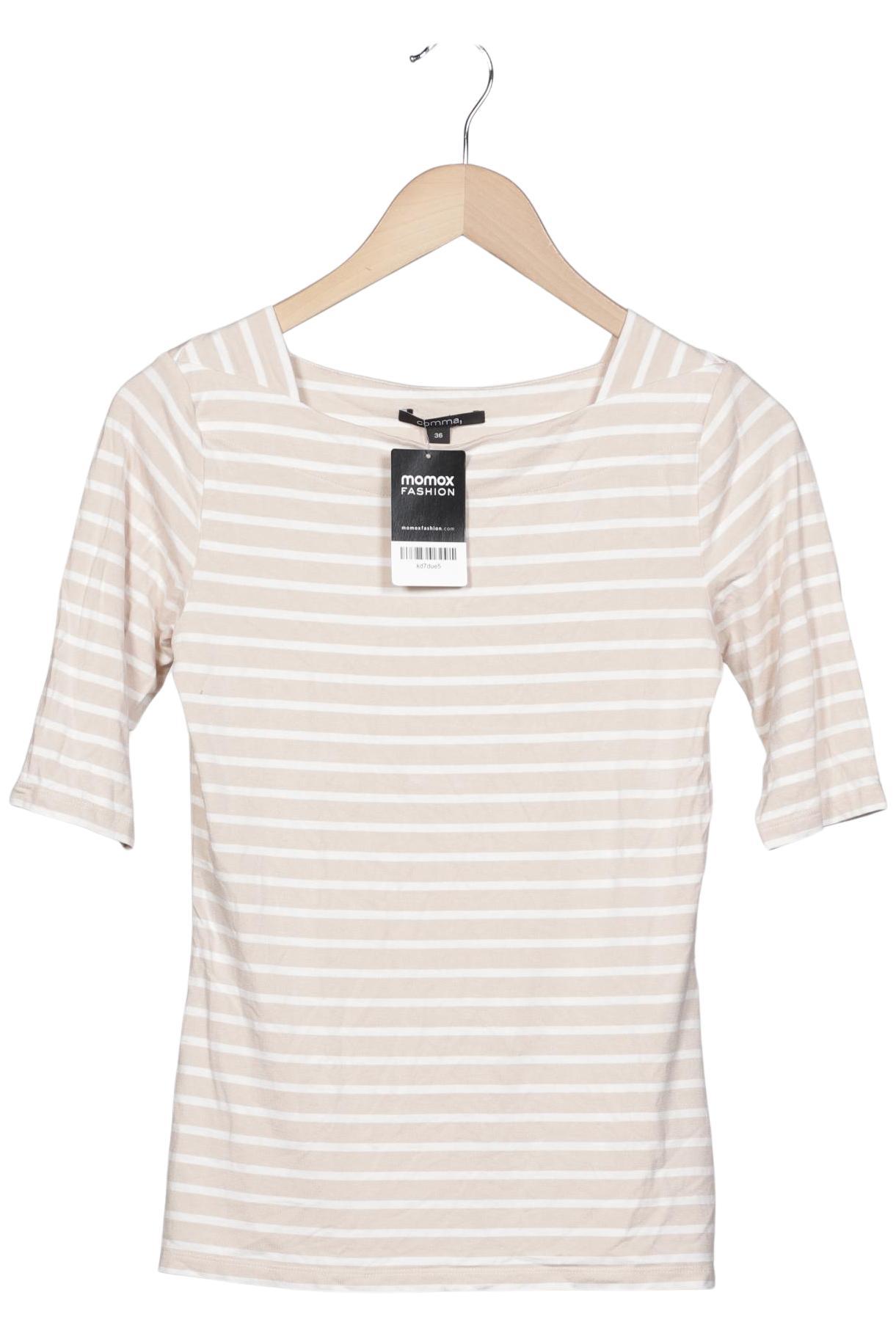 

Comma Damen T-Shirt, beige, Gr. 36