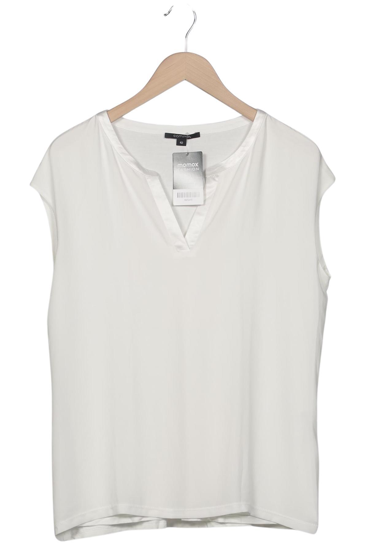 

Comma Damen T-Shirt, weiß, Gr. 42