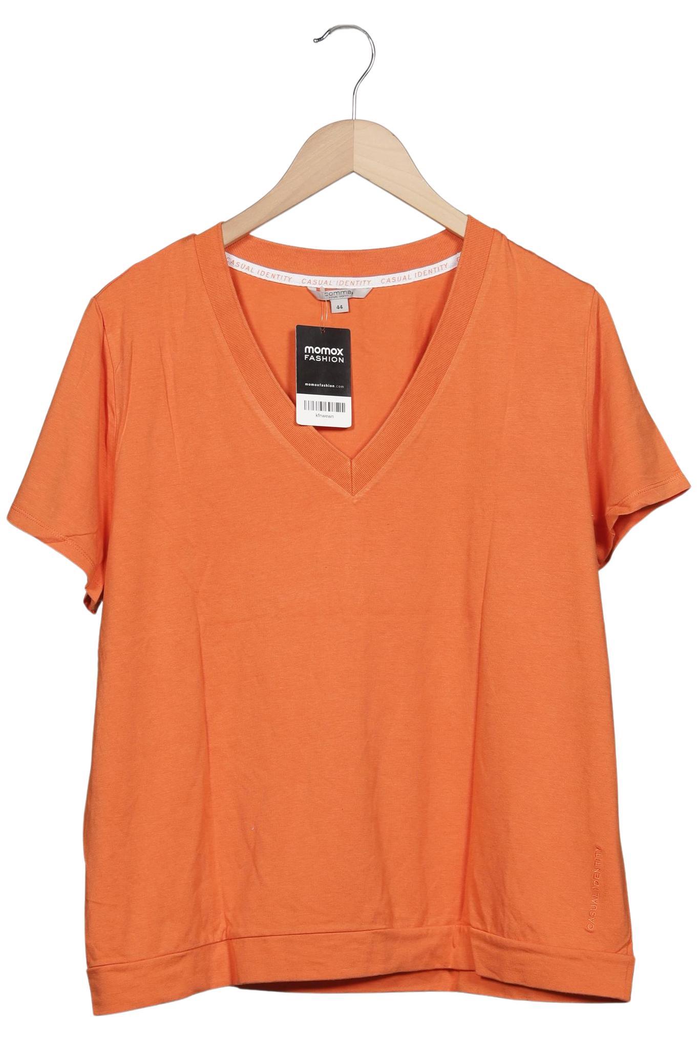 

Comma Damen T-Shirt, orange, Gr. 44
