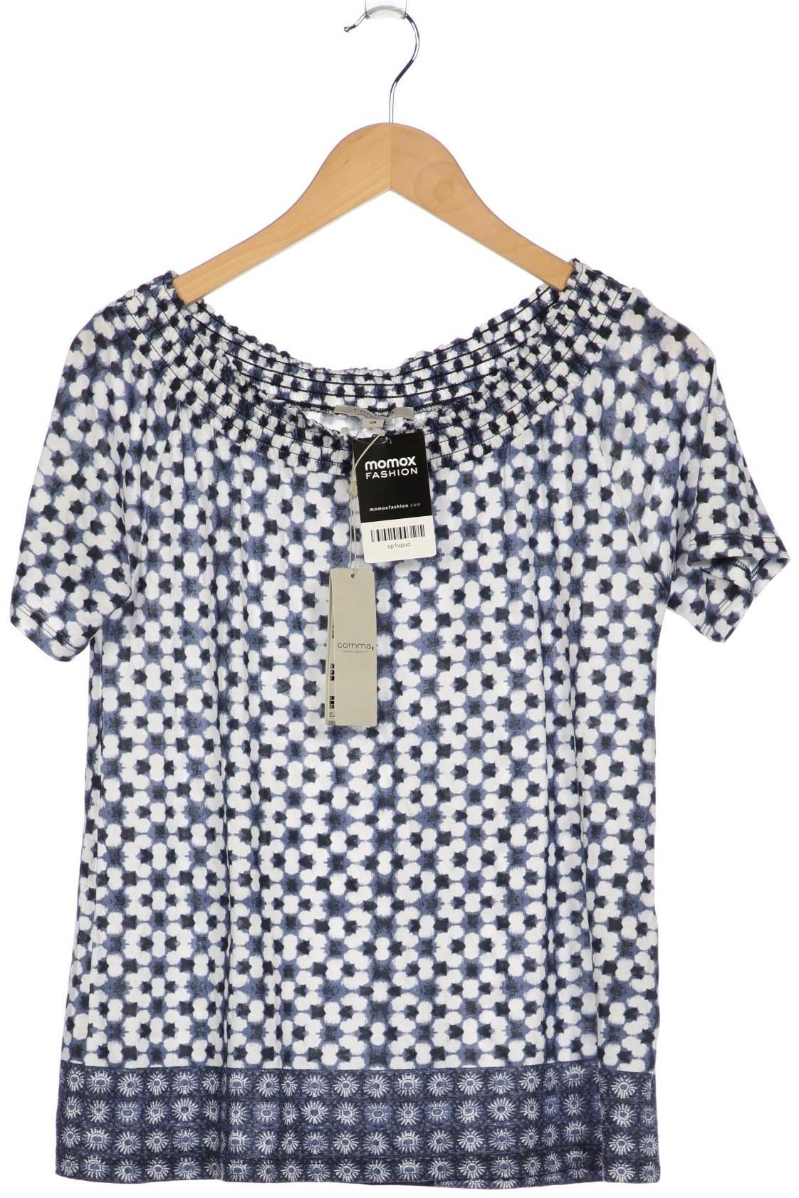 

Comma Damen T-Shirt, blau, Gr. 38