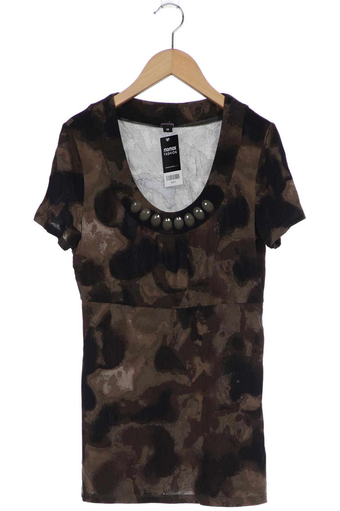 

Comma Damen T-Shirt, braun