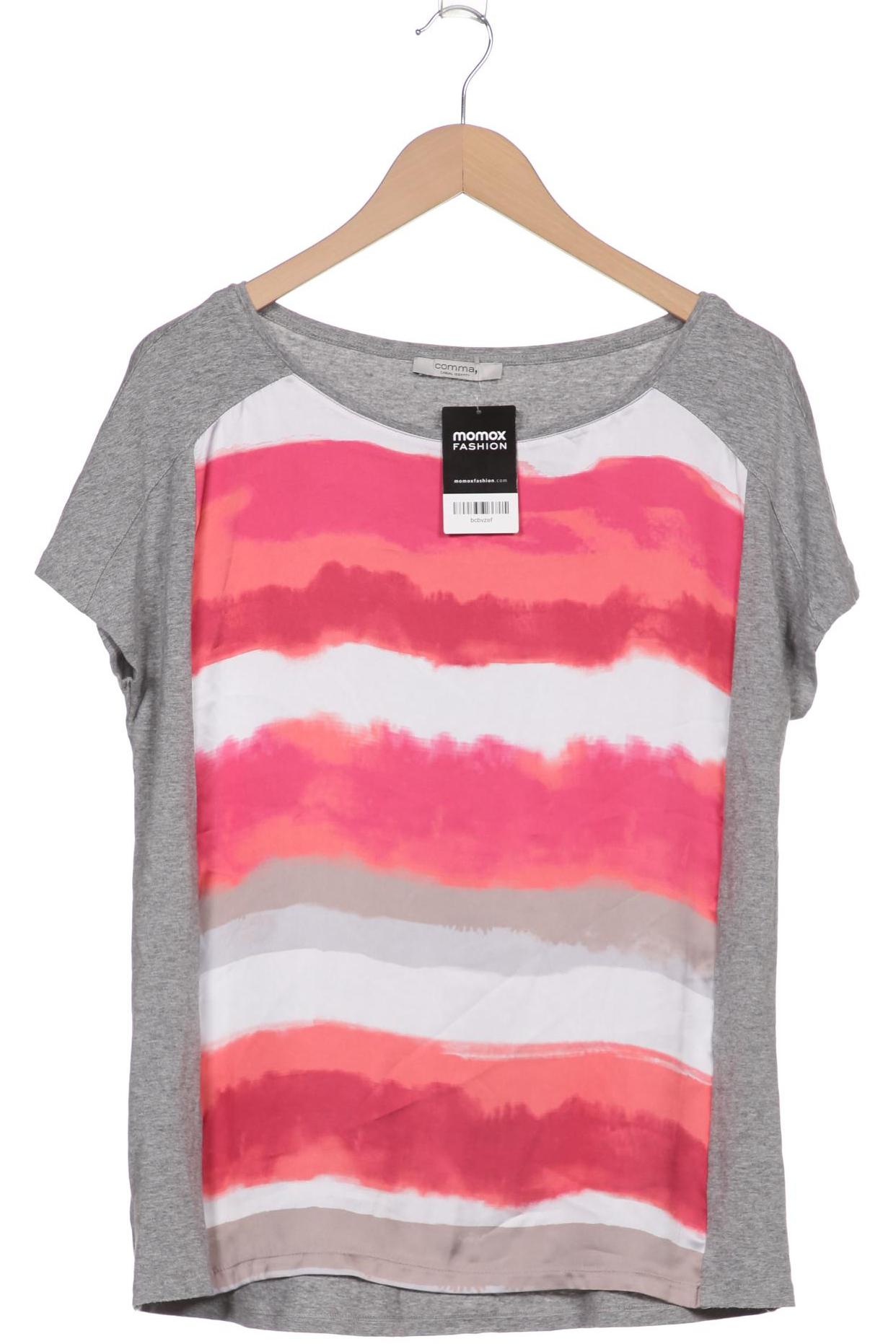 

Comma Damen T-Shirt, grau, Gr. 44