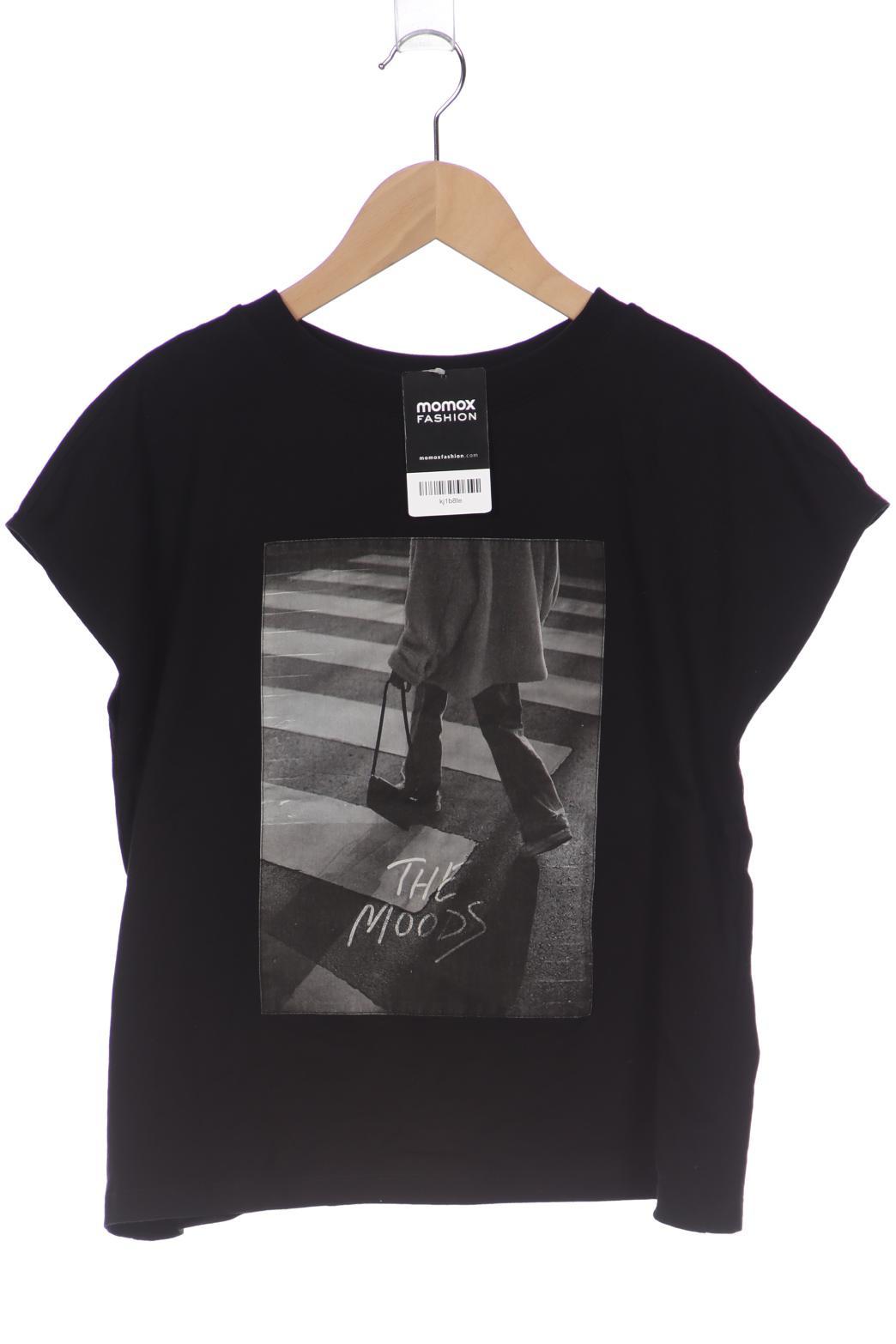 

Comma Damen T-Shirt, schwarz, Gr. 36