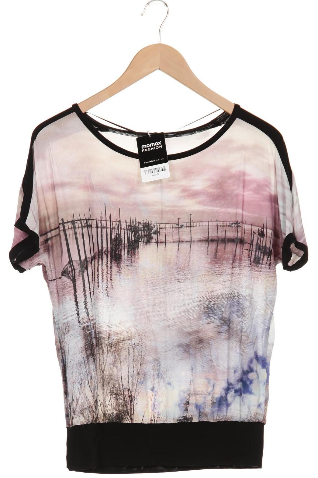 

Comma Damen T-Shirt, schwarz, Gr. 34