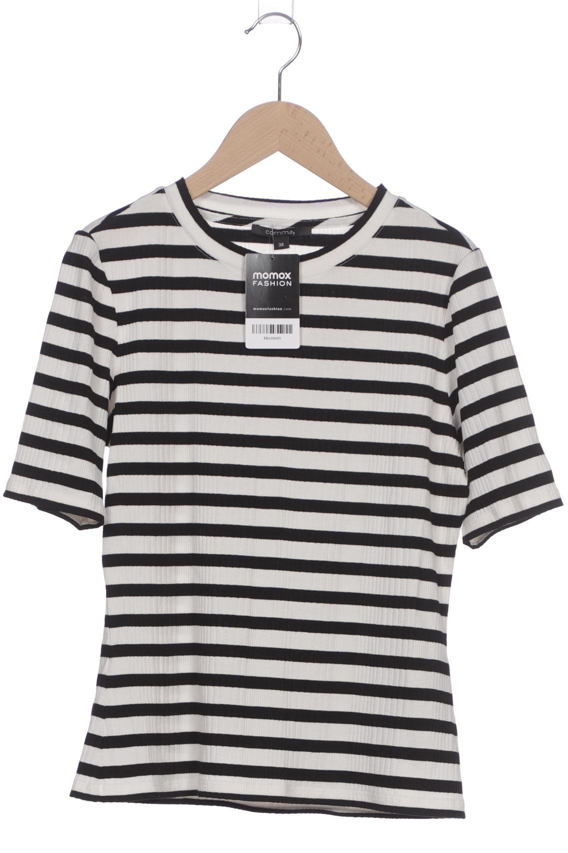 

Comma Damen T-Shirt, weiß, Gr. 38