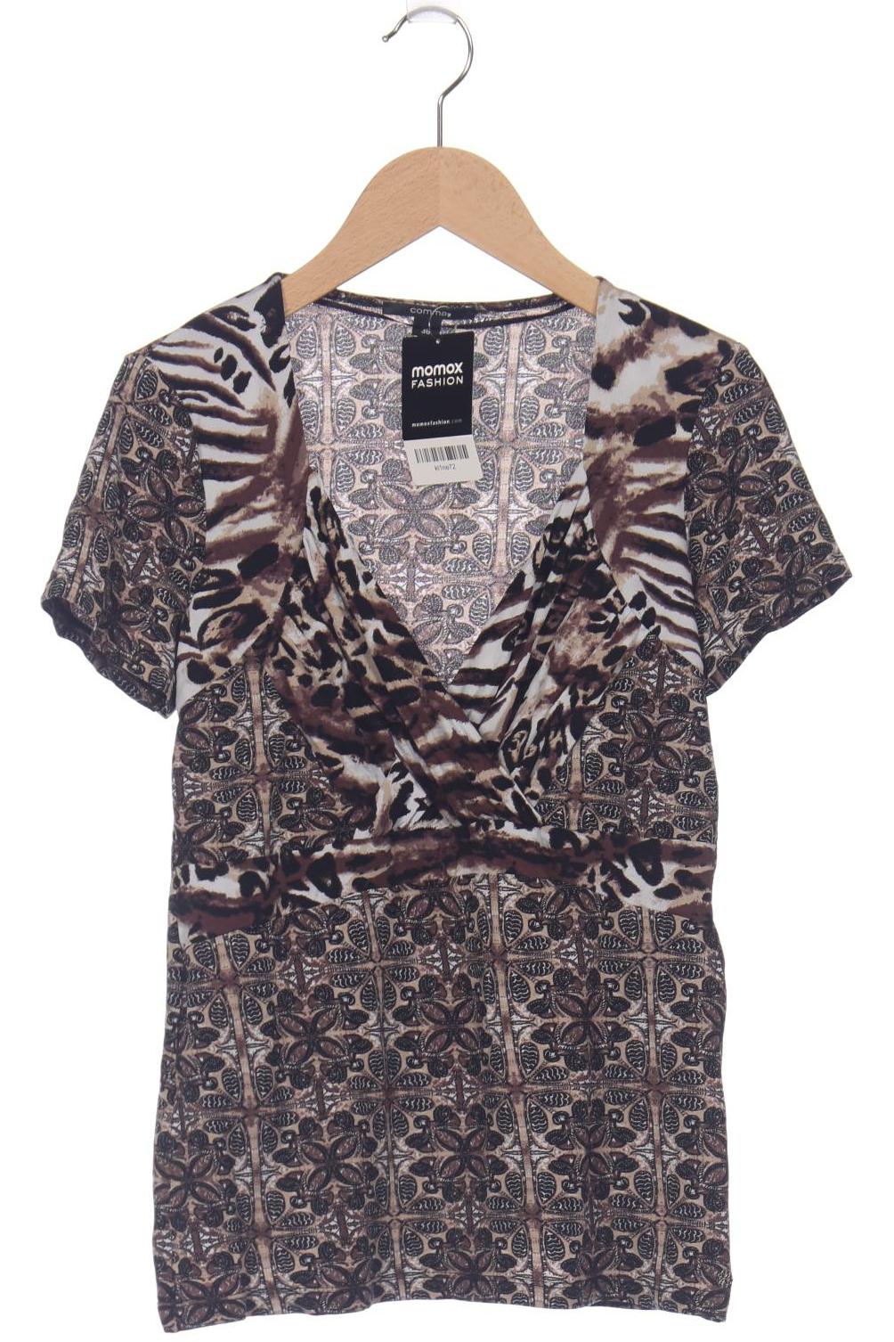 

Comma Damen T-Shirt, grau, Gr. 36