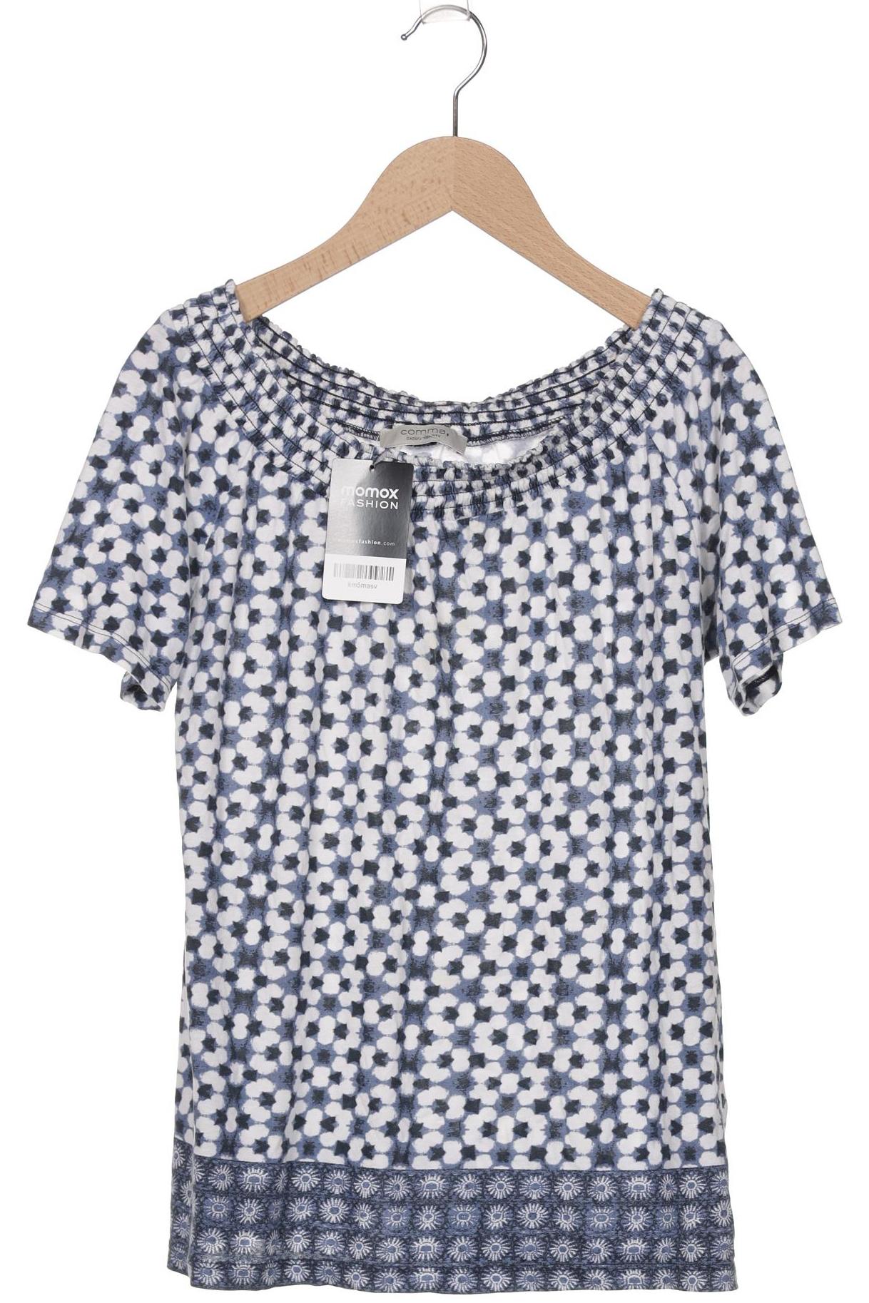 

Comma Damen T-Shirt, blau, Gr. 38