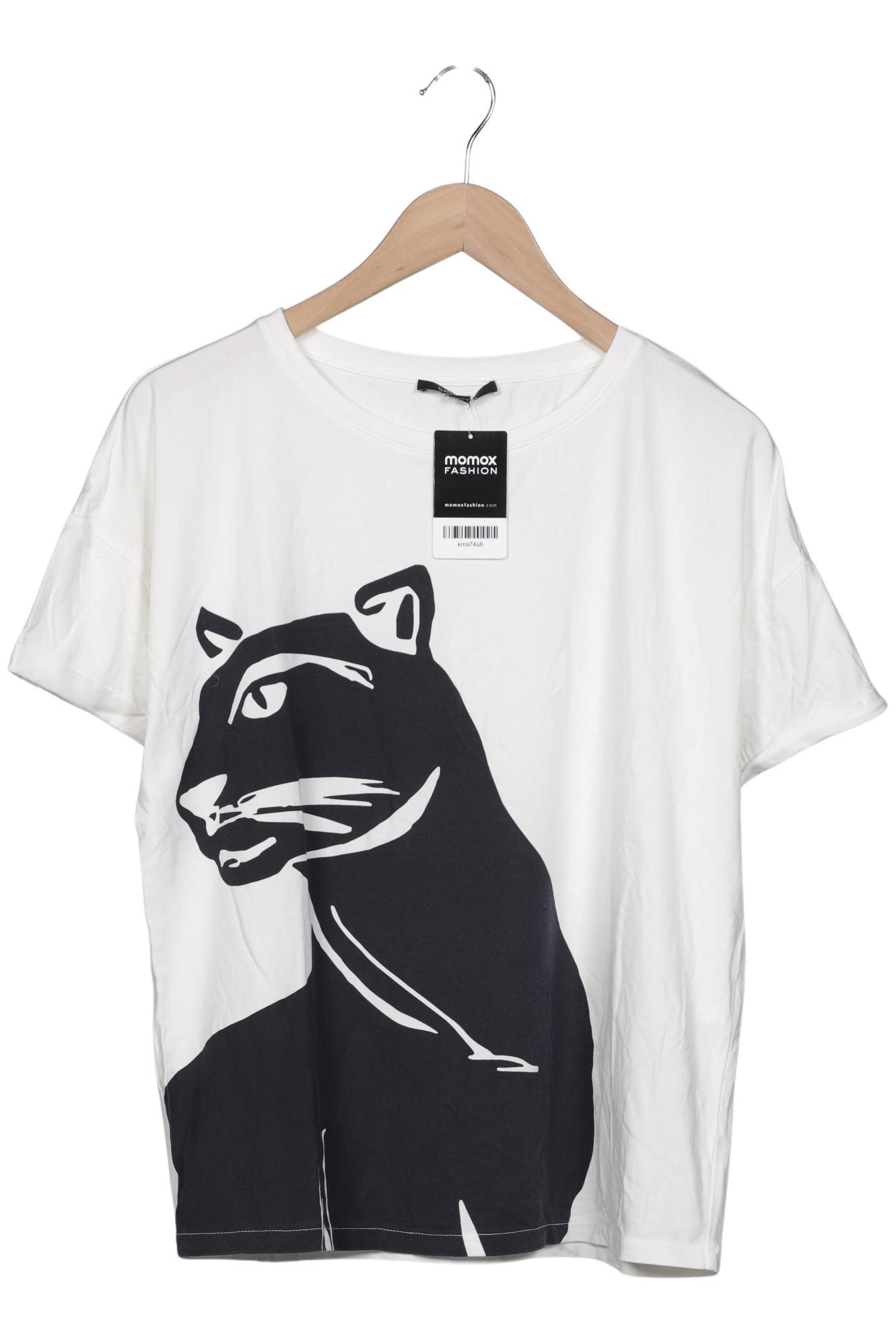 

Comma Damen T-Shirt, weiß, Gr. 40