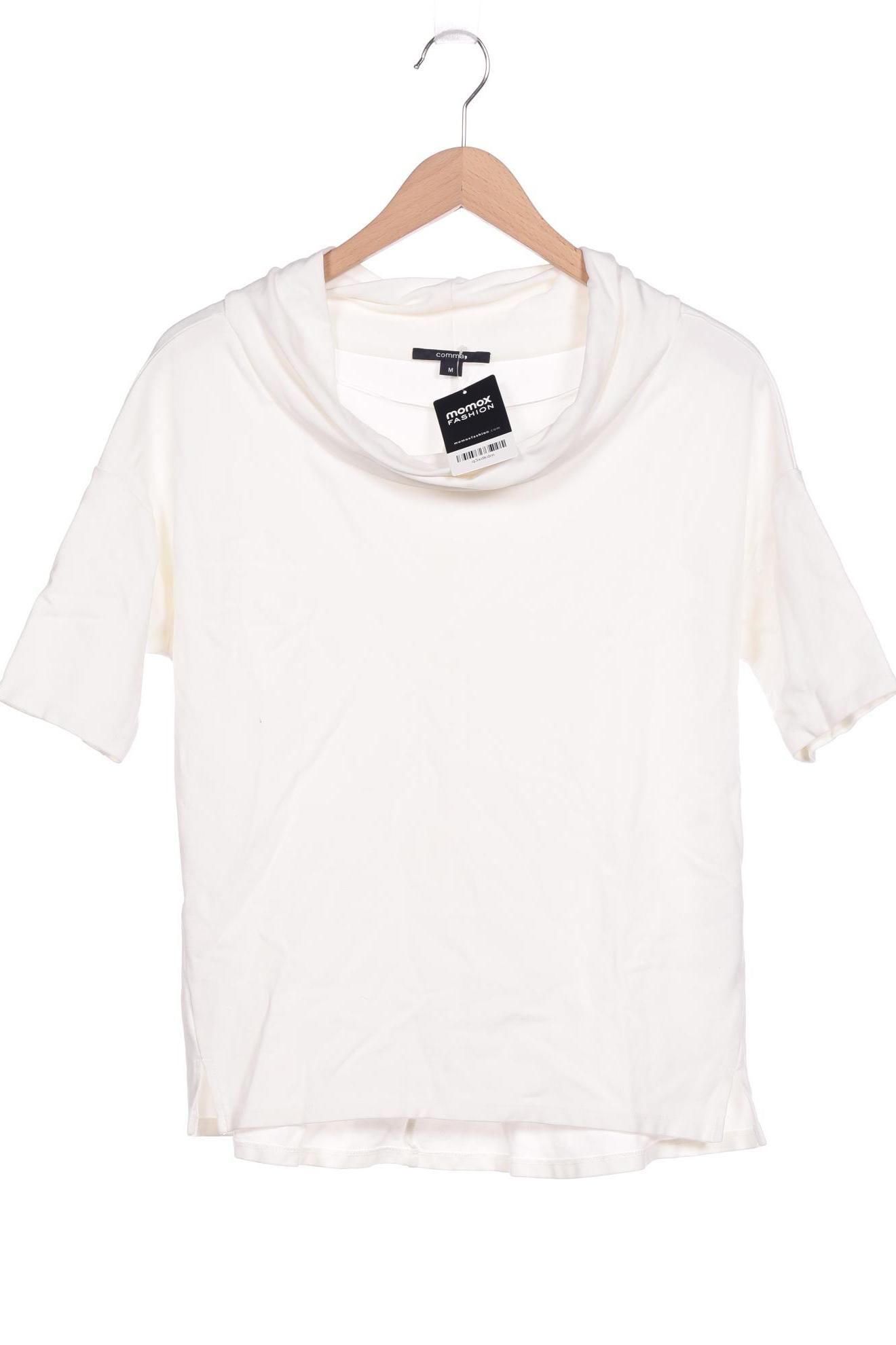 

Comma Damen T-Shirt, weiß, Gr. 38