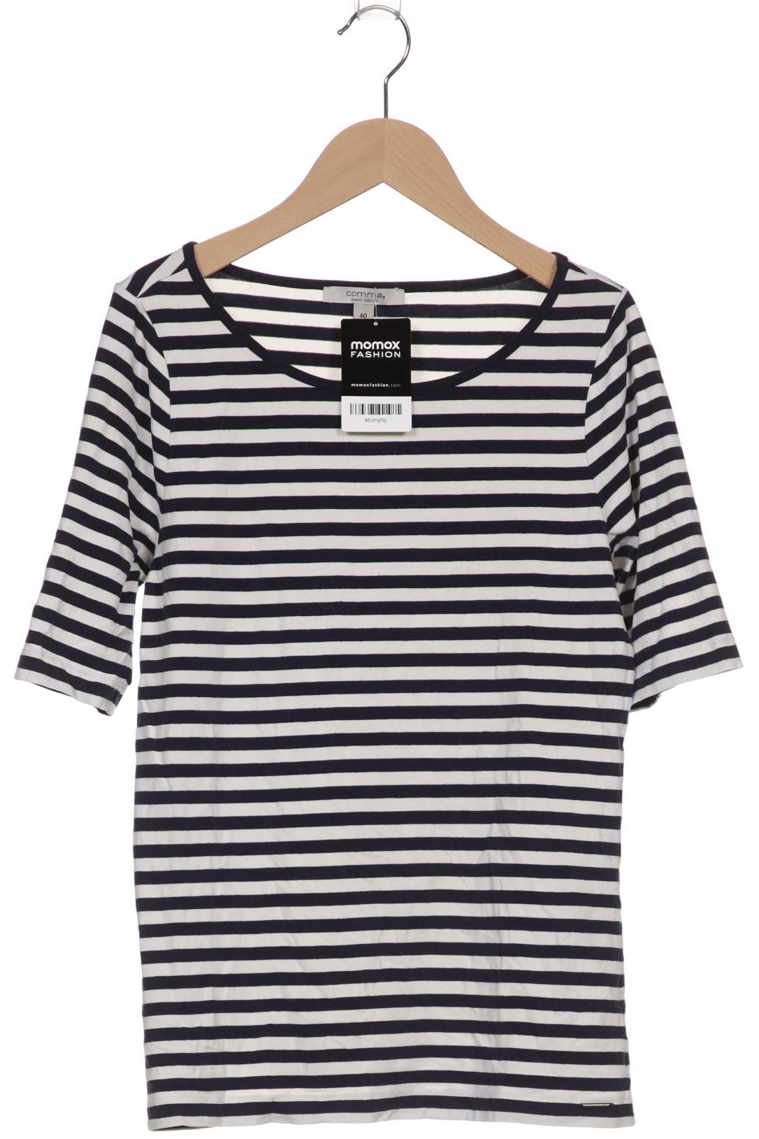 

Comma Damen T-Shirt, marineblau