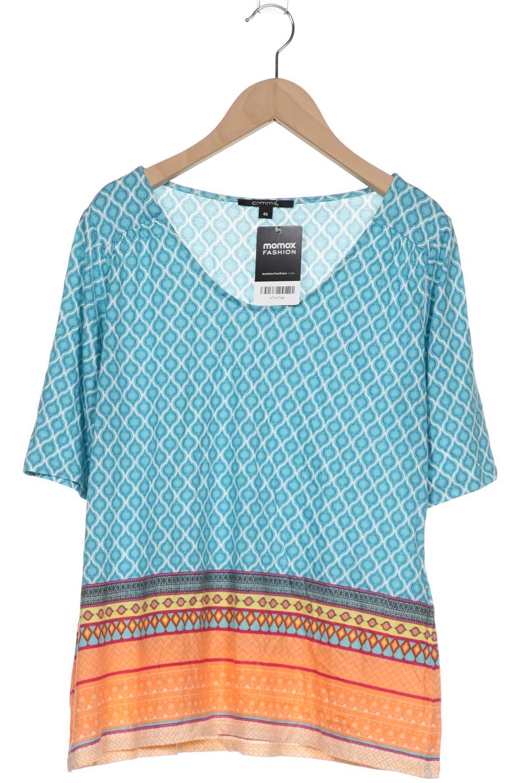 

Comma Damen T-Shirt, blau, Gr. 44