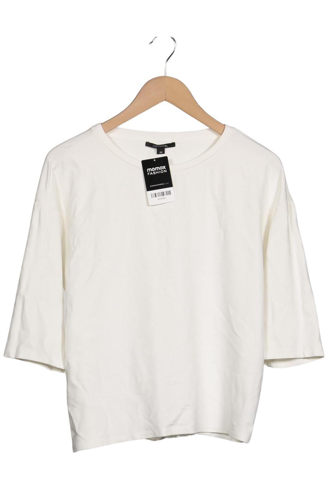 

Comma Damen T-Shirt, weiß, Gr. 38
