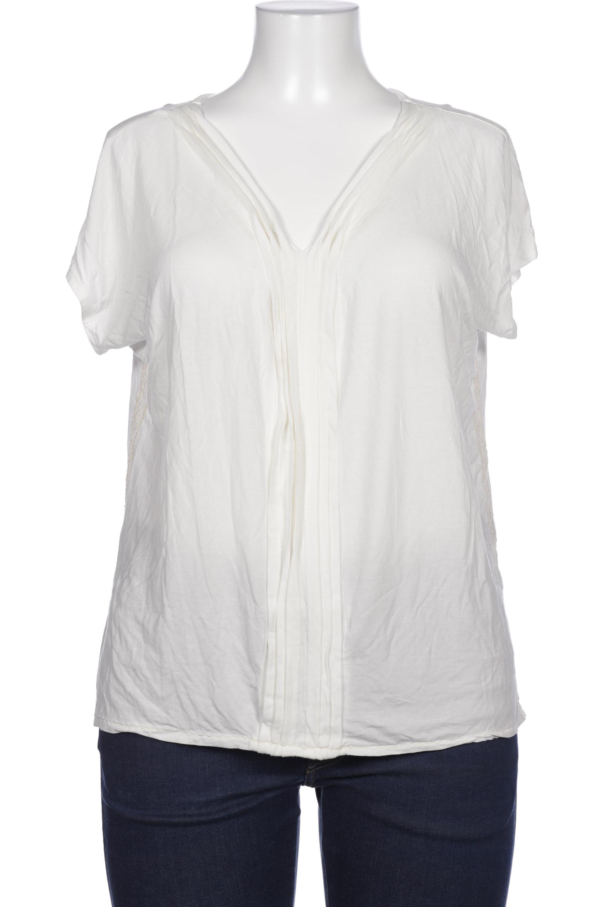 

Comma Damen T-Shirt, weiß, Gr. 44