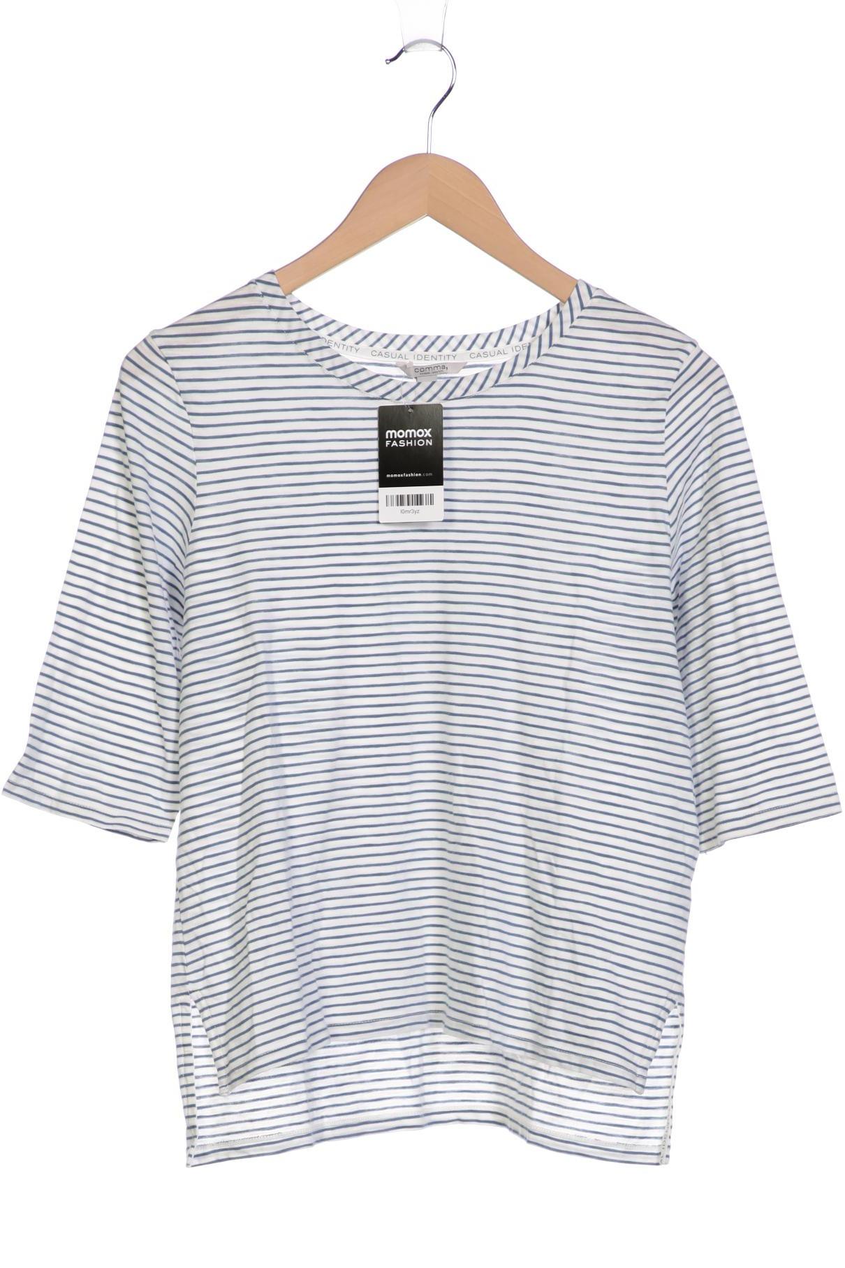 

Comma Damen T-Shirt, cremeweiß
