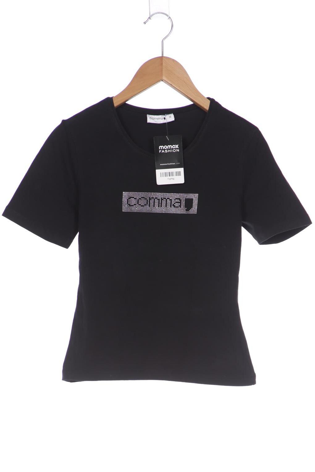 

Comma Damen T-Shirt, schwarz