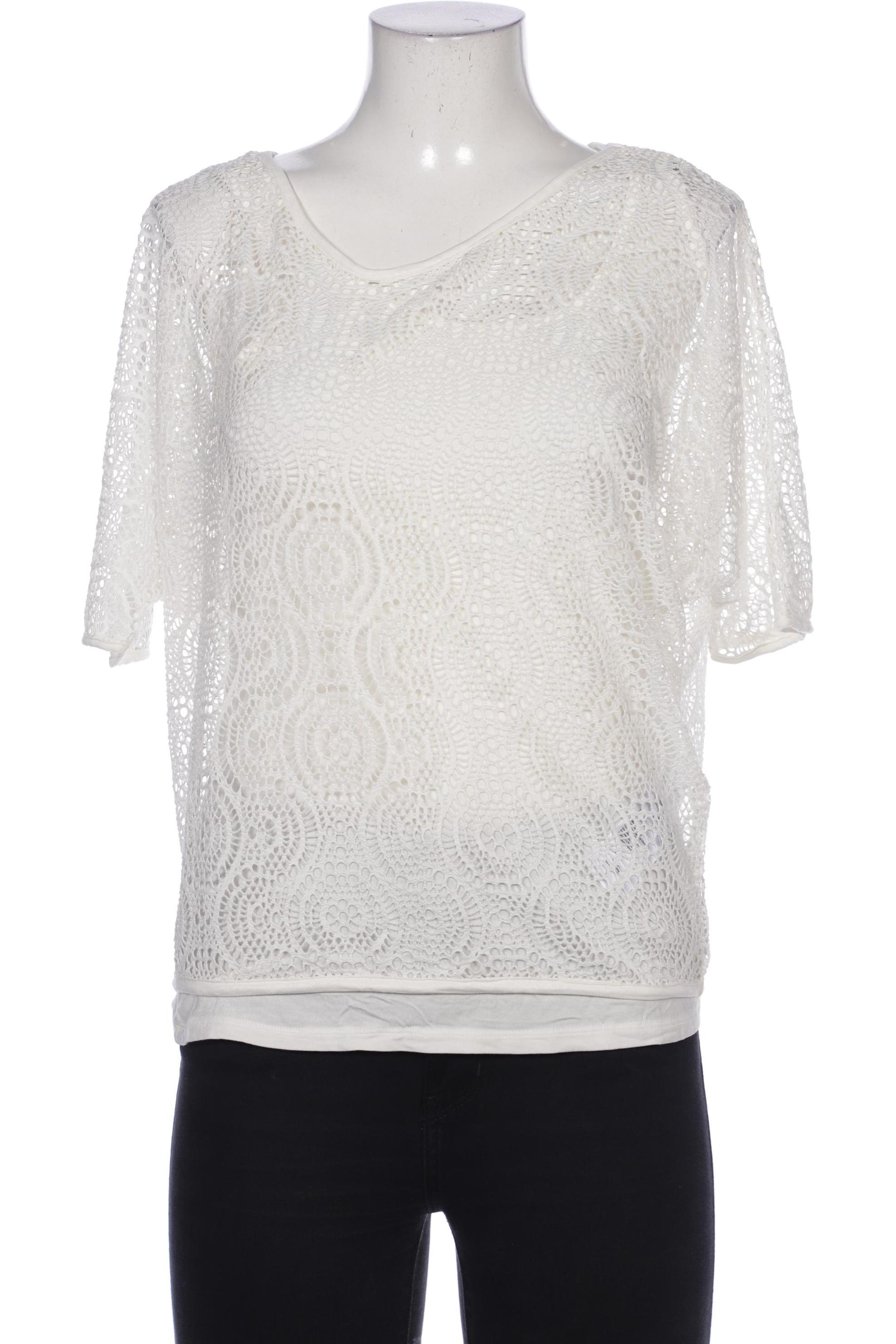 

Comma Damen T-Shirt, weiß, Gr. 38