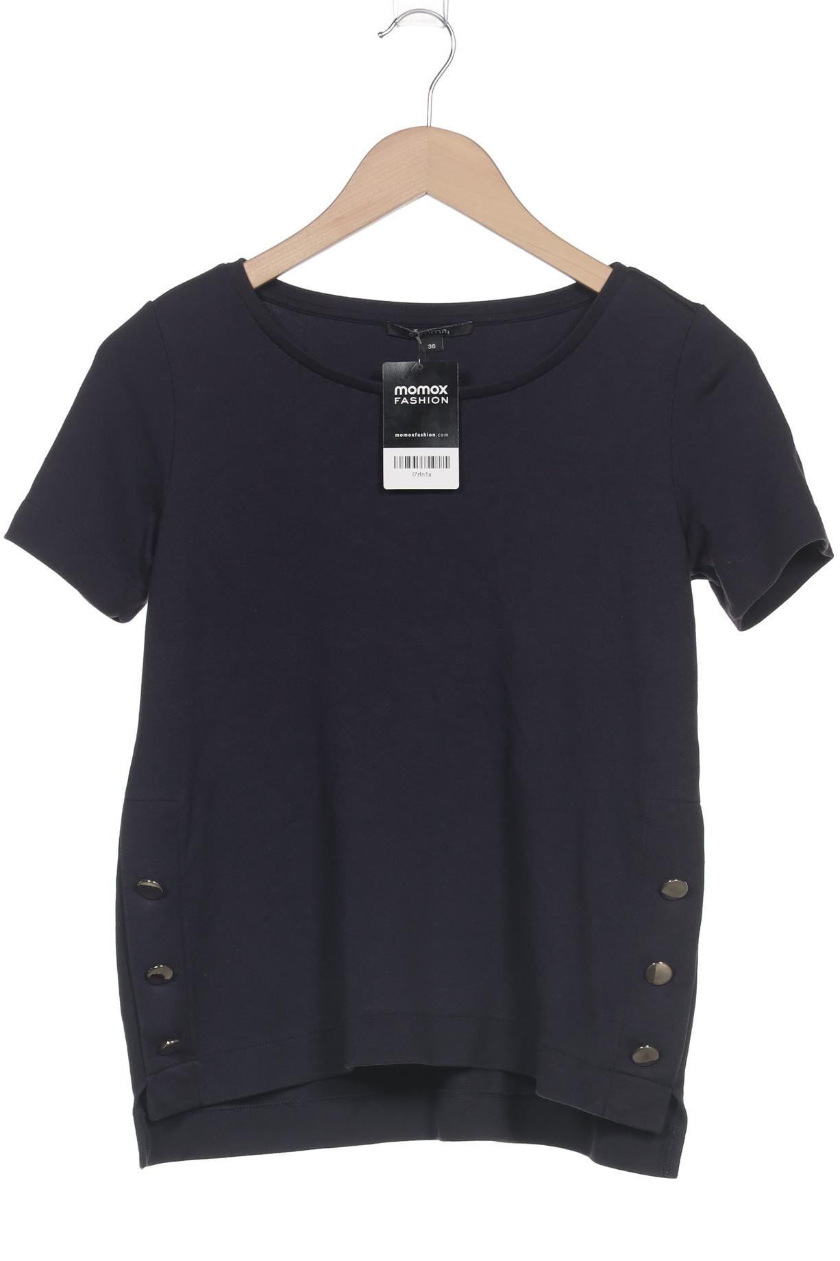 

Comma Damen T-Shirt, marineblau, Gr. 36