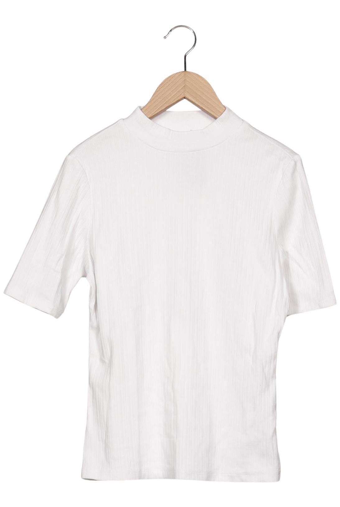 

Comma Damen T-Shirt, weiß, Gr. 36