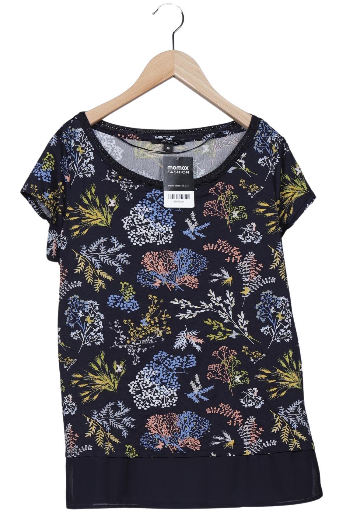 

Comma Damen T-Shirt, schwarz, Gr. 40