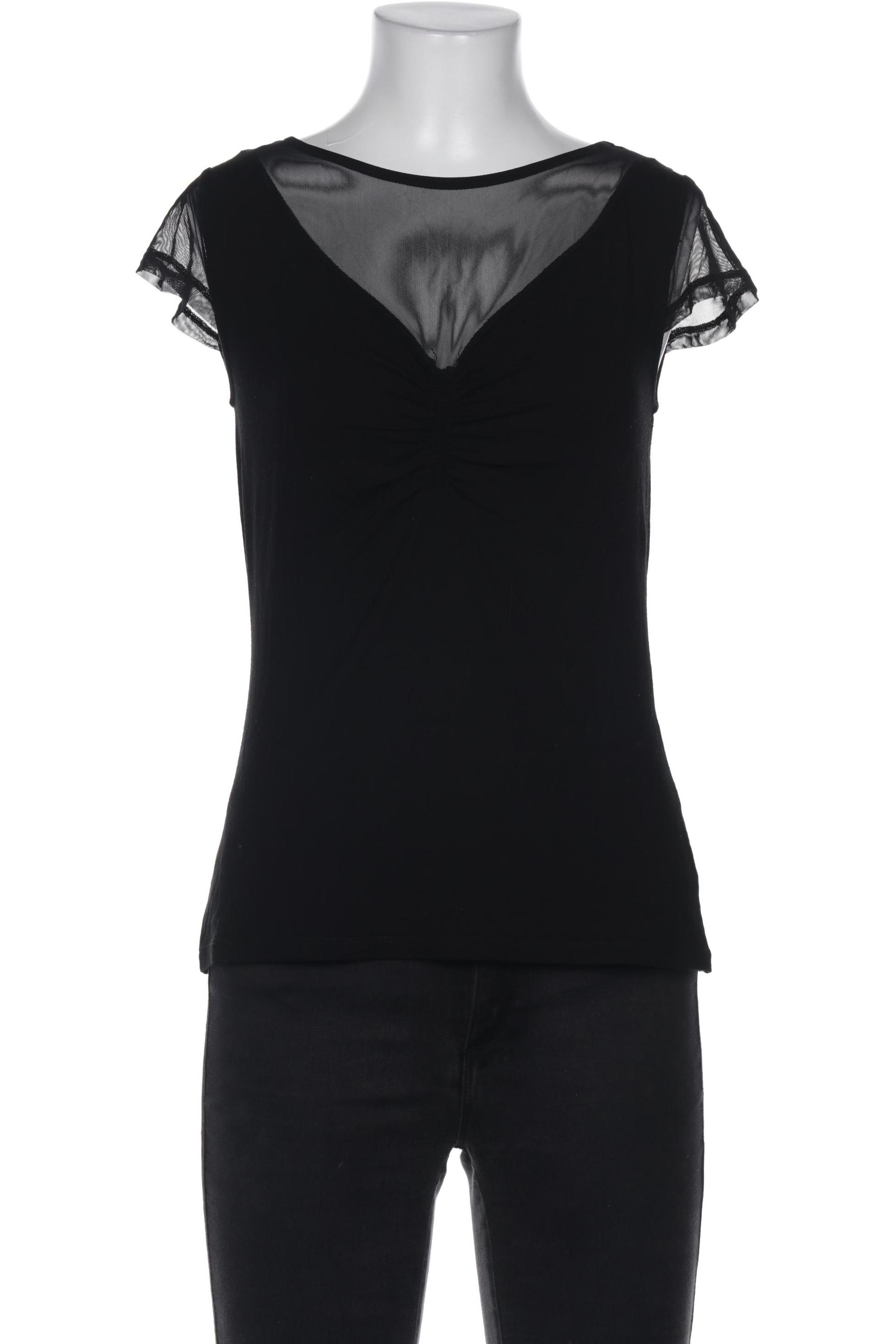 

Comma Damen T-Shirt, schwarz, Gr. 36