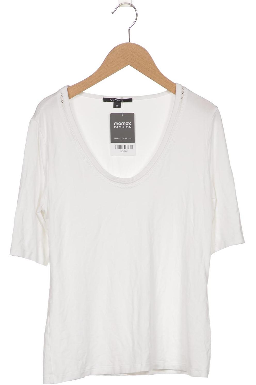 

Comma Damen T-Shirt, weiß