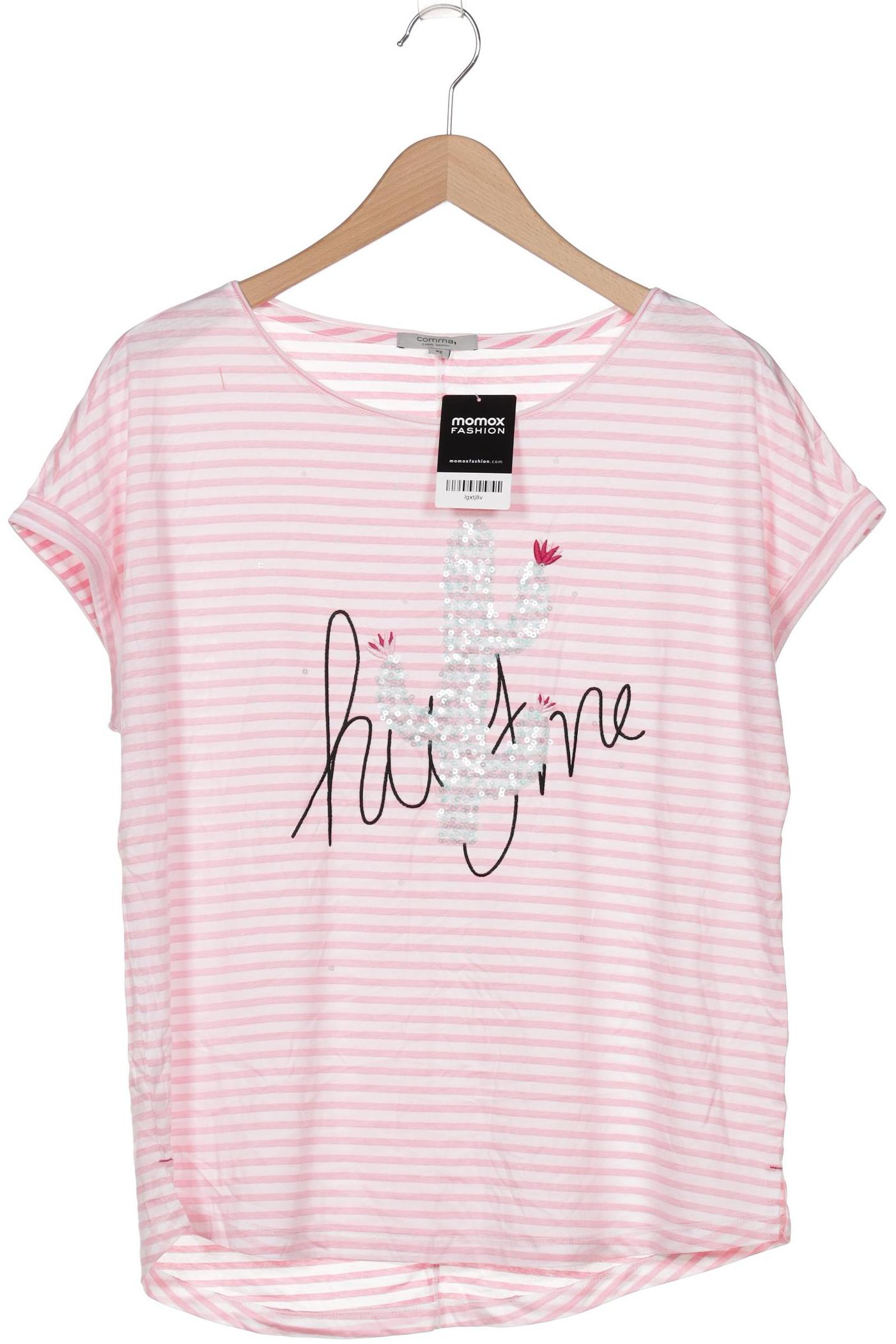 

Comma Damen T-Shirt, pink, Gr. 42