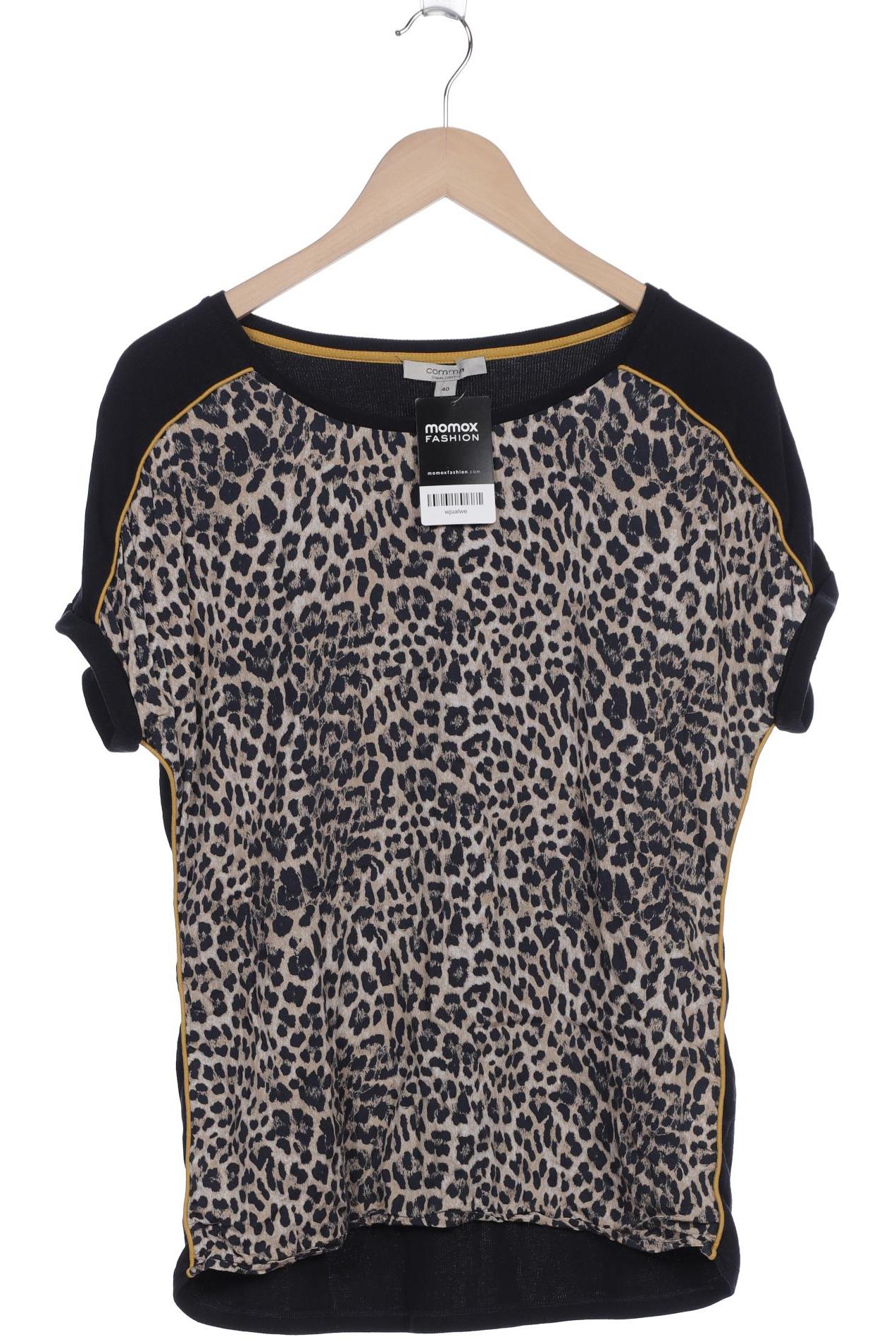 

Comma Damen T-Shirt, marineblau, Gr. 40