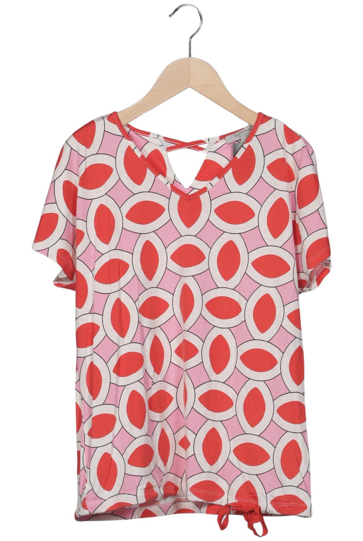 

Comma Damen T-Shirt, mehrfarbig, Gr. 38