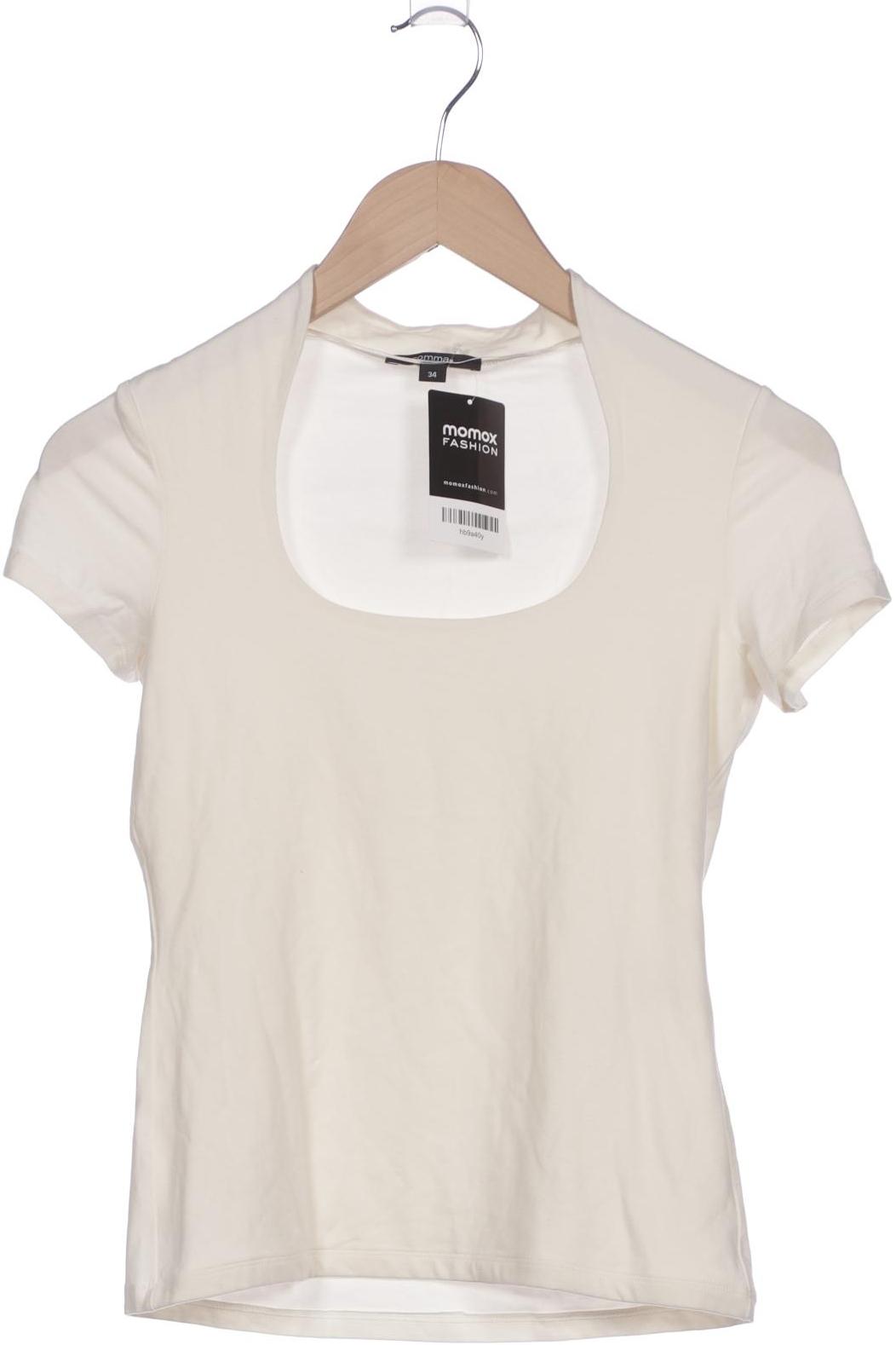 

Comma Damen T-Shirt, cremeweiß, Gr. 34