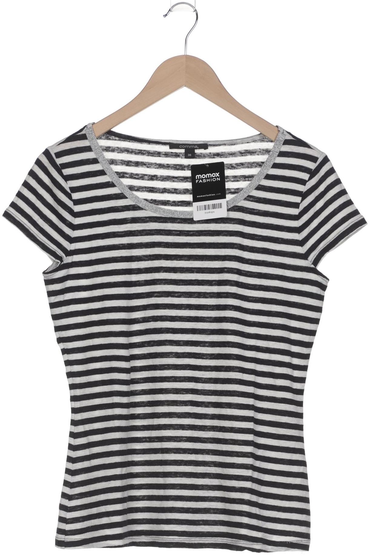 

Comma Damen T-Shirt, weiß, Gr. 36