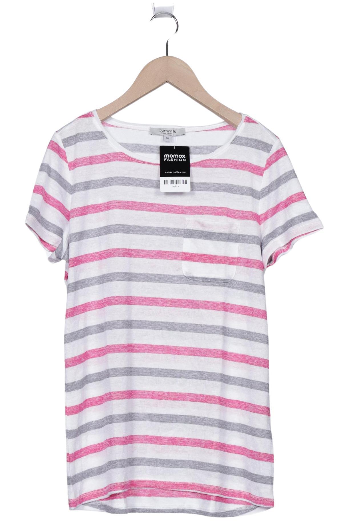 

Comma Damen T-Shirt, weiß, Gr. 38