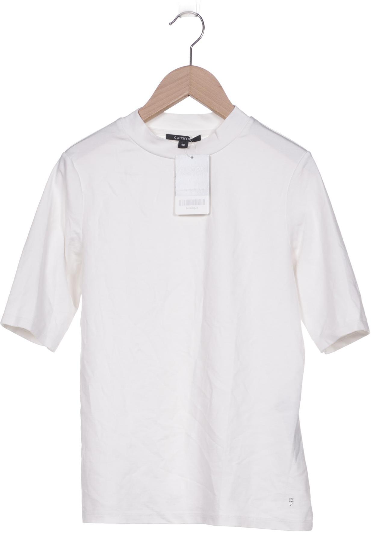 

Comma Damen T-Shirt, weiß, Gr. 40