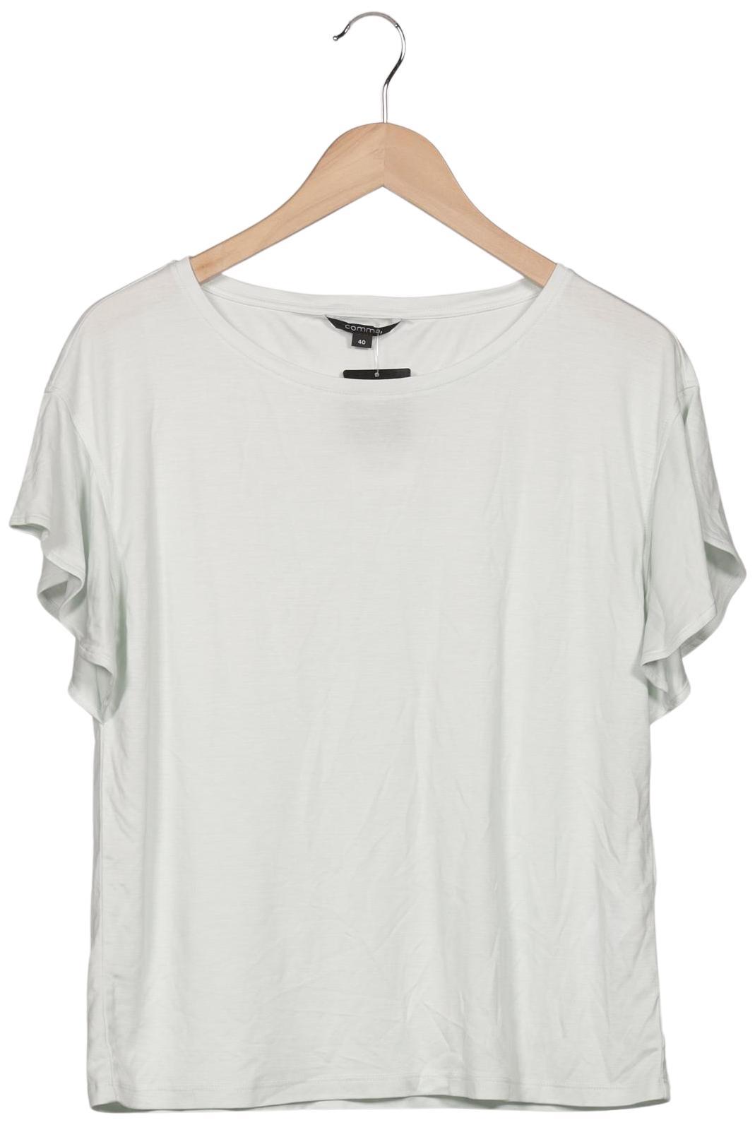 

Comma Damen T-Shirt, hellgrün, Gr. 40